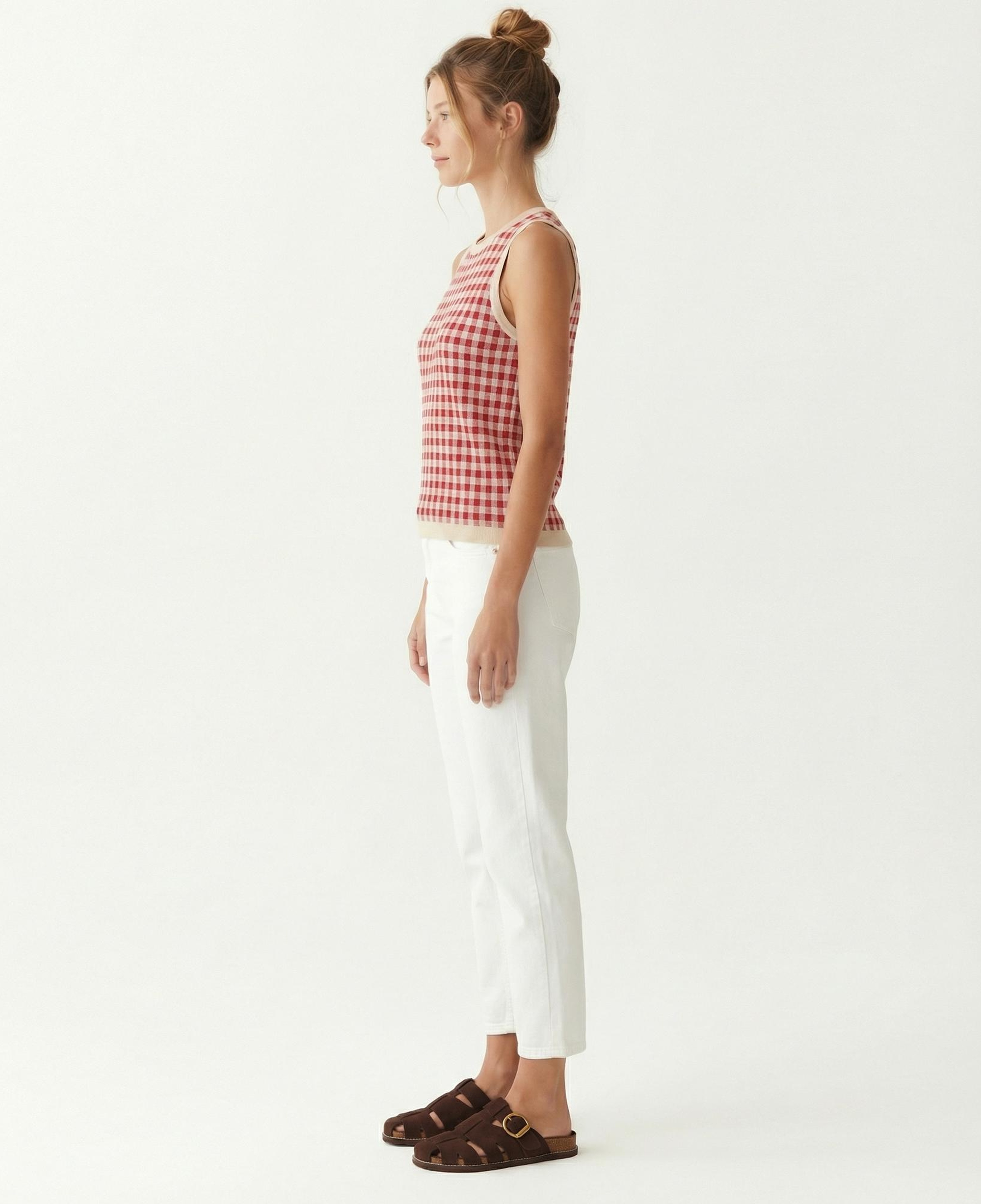 YARGICI Regular Kayık Yaka Kolsuz Kazak