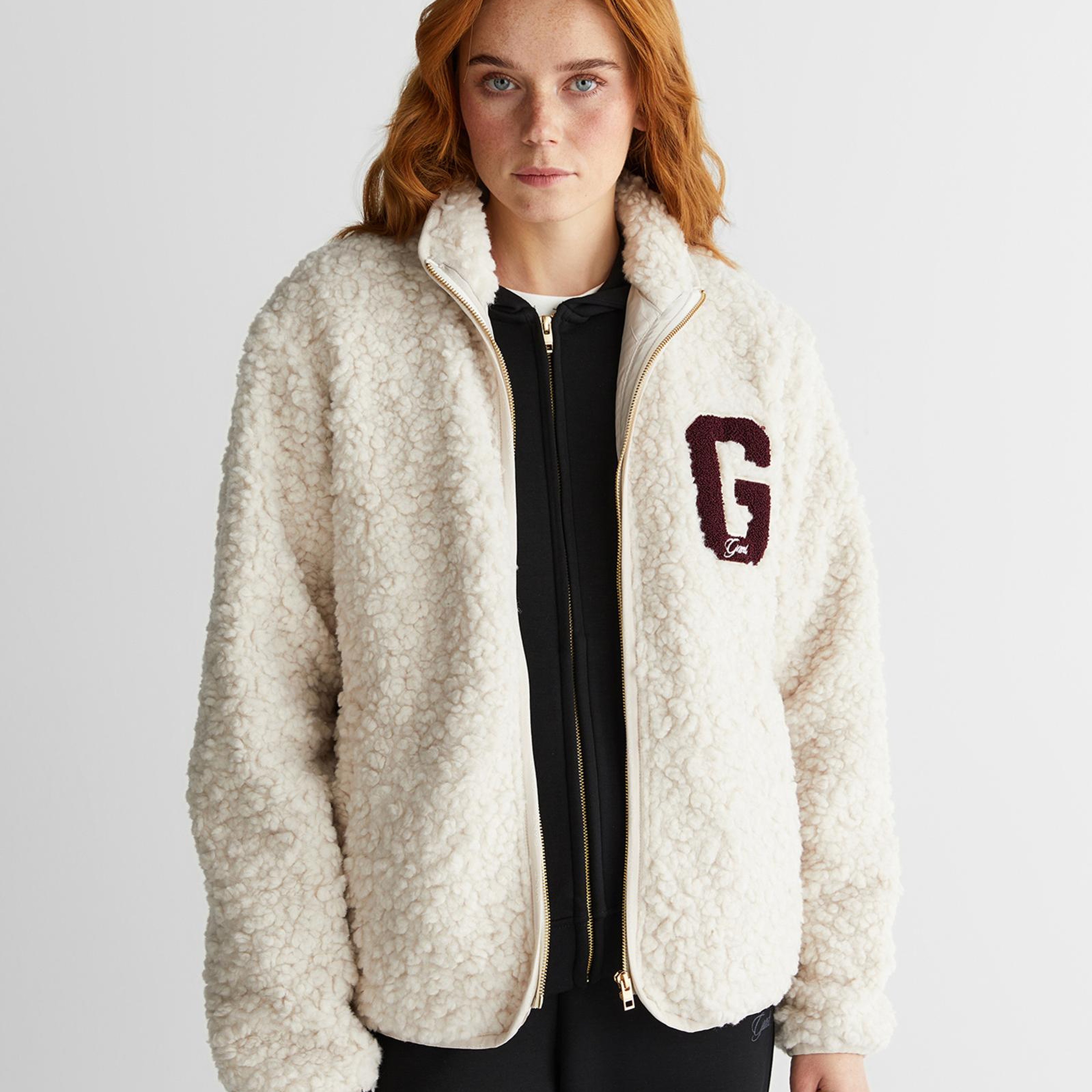 GANT Kadın Krem Polar Ceket