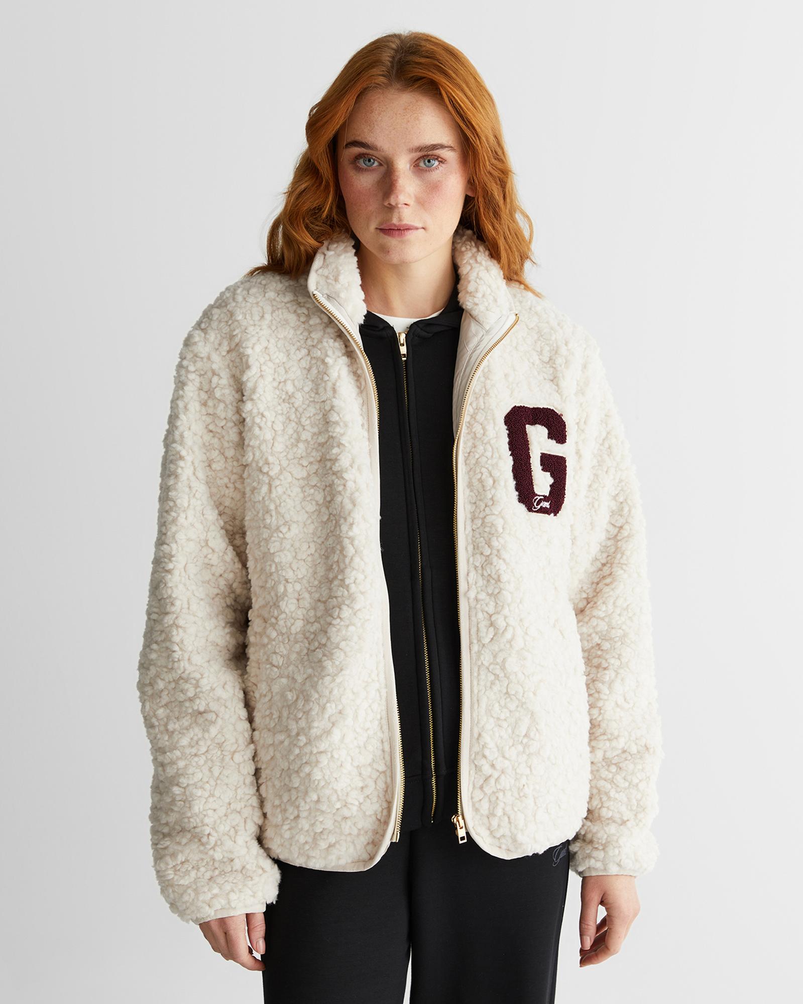 GANT Kadın Krem Polar Ceket