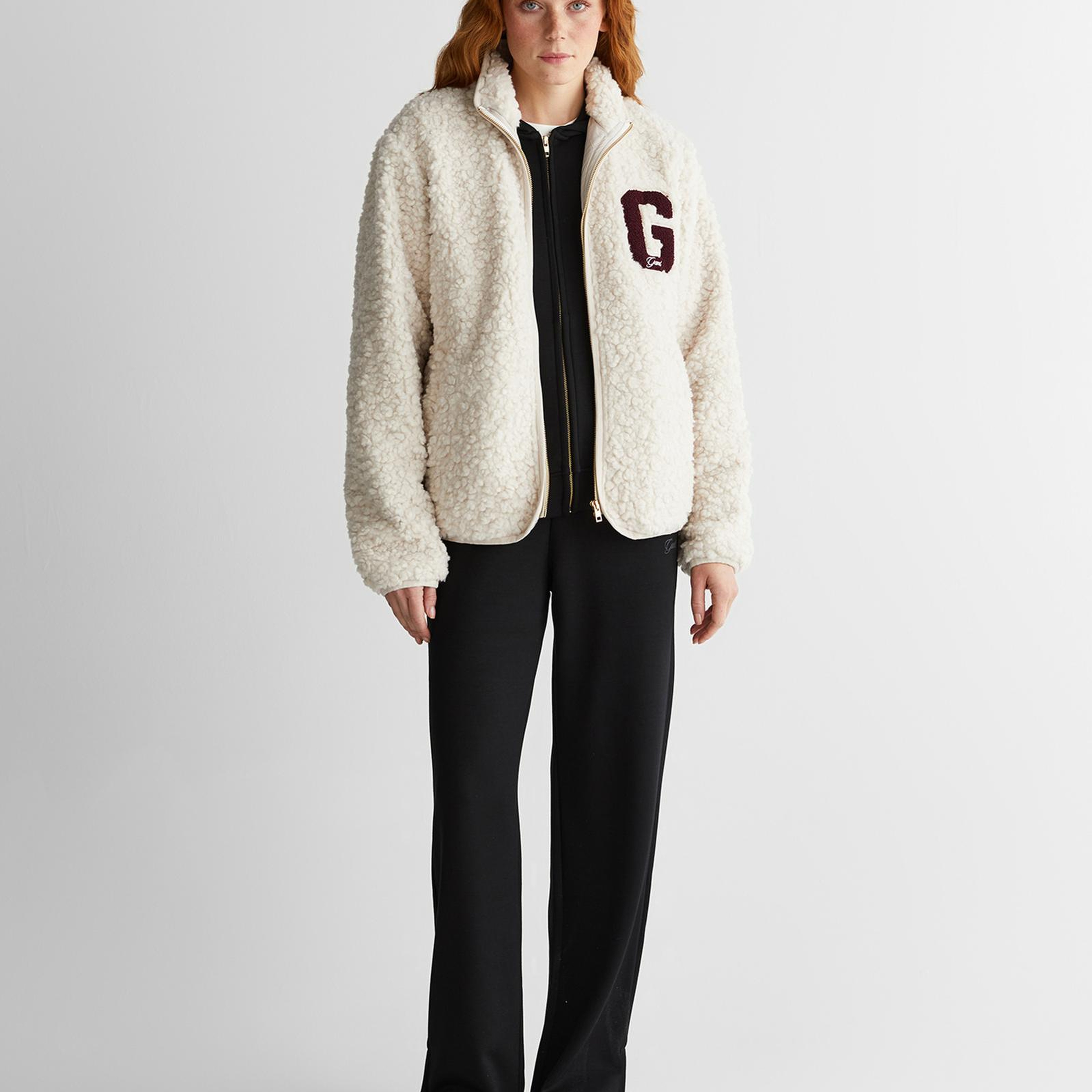 GANT Kadın Krem Polar Ceket