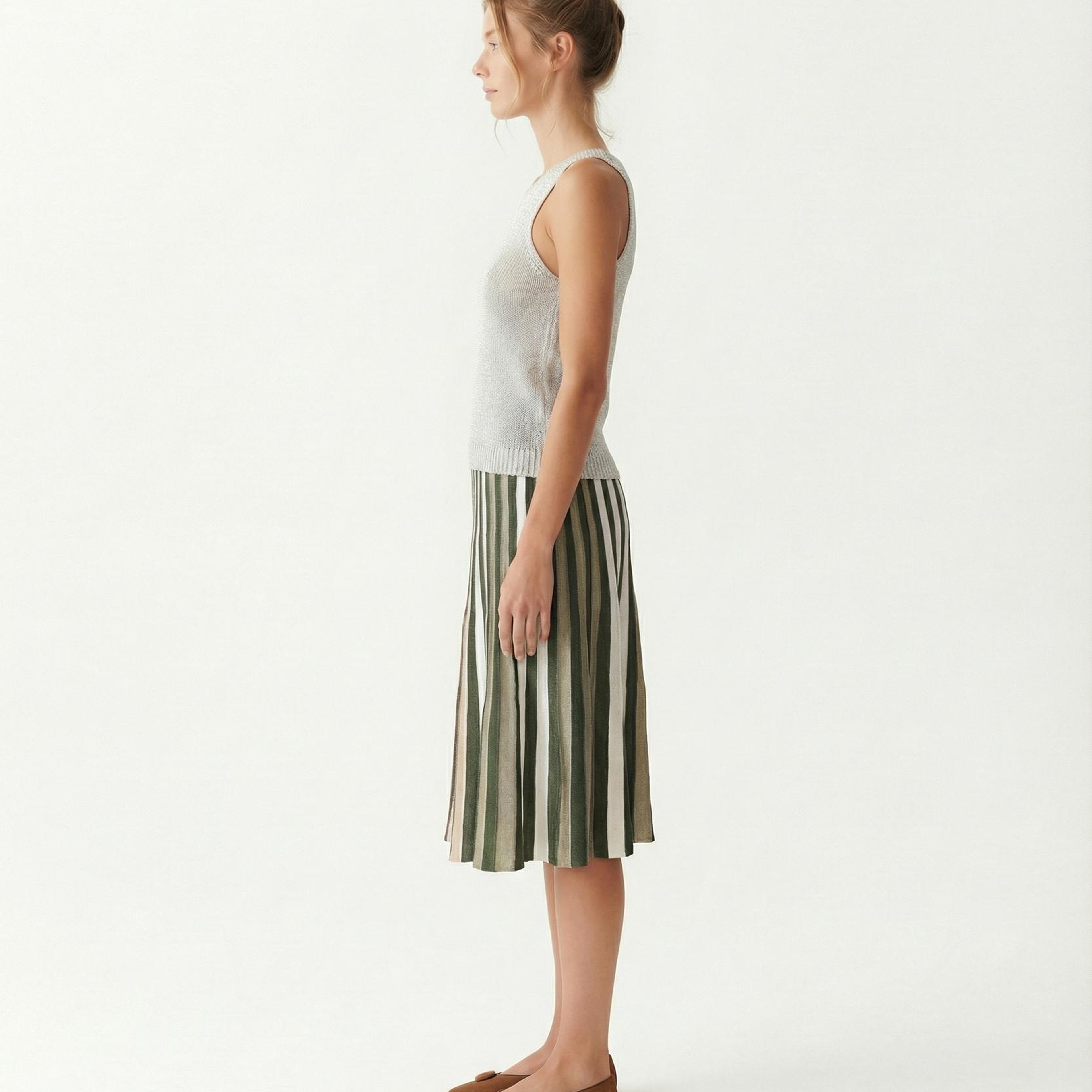 YARGICI Regular Halter Yaka Kolsuz Kazak