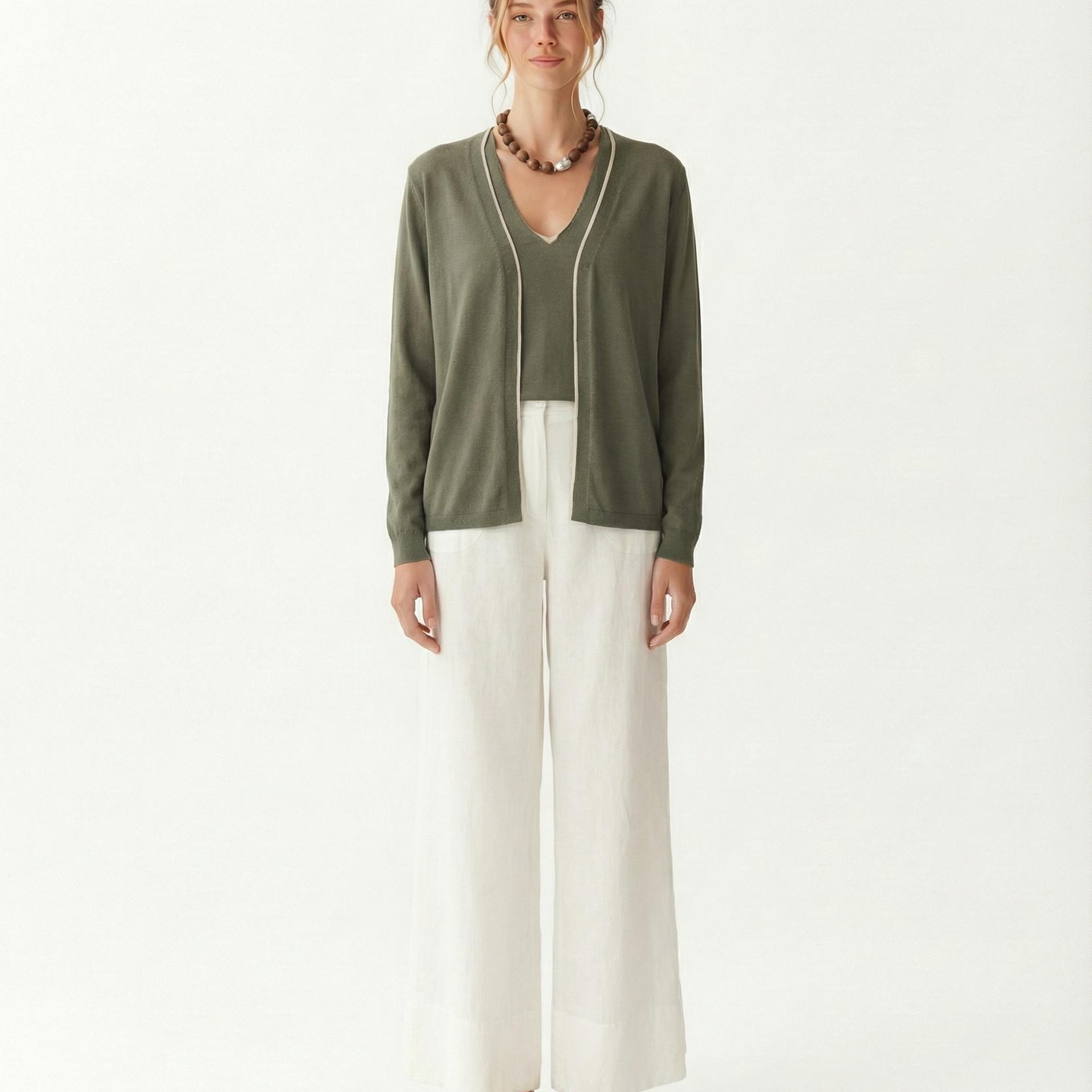 YARGICI Regular V Yaka Kolsuz Kazak