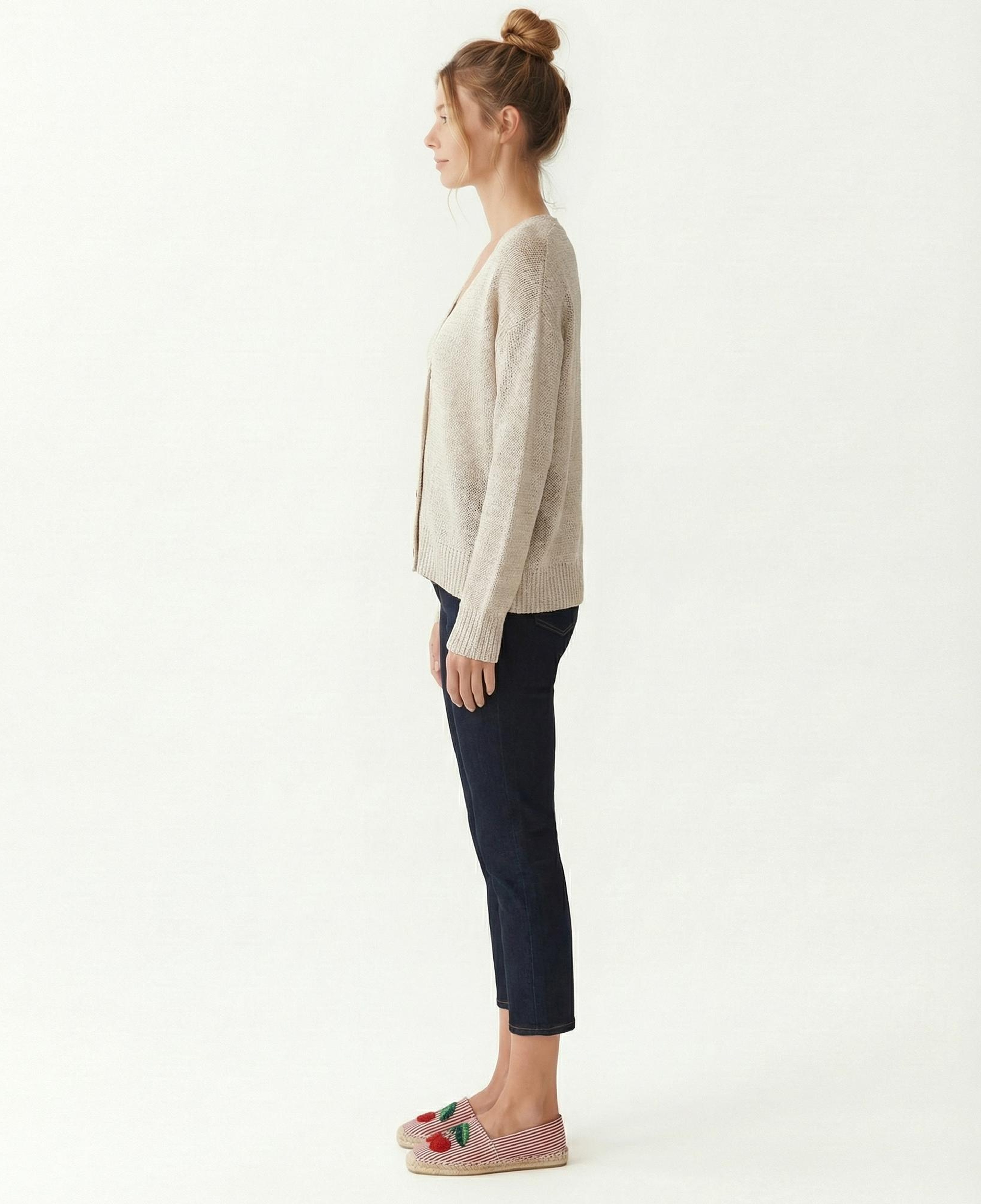 YARGICI Regular V Yaka Uzun Kol Hırka