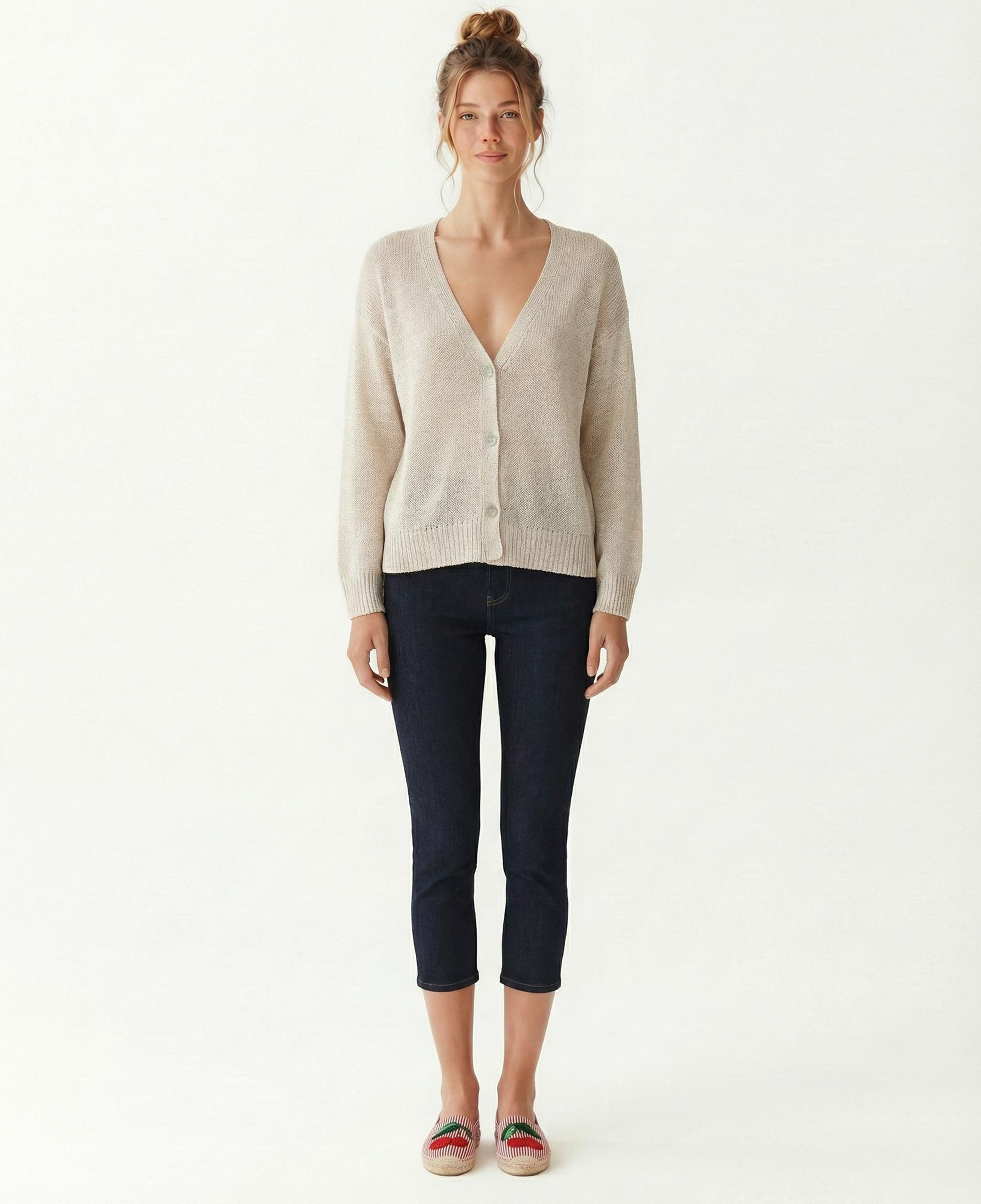 YARGICI Regular V Yaka Uzun Kol Hırka