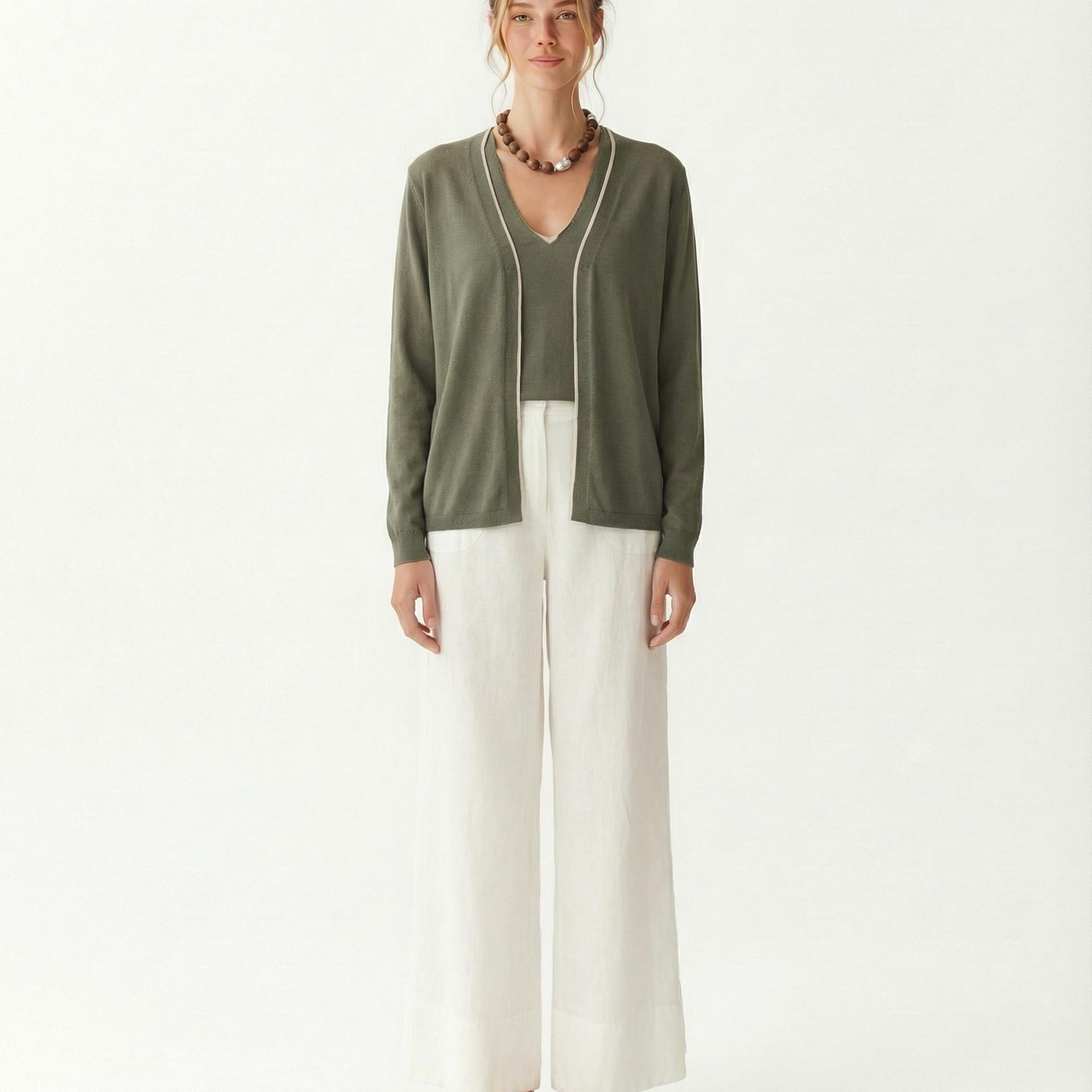 YARGICI Regular V Yaka Uzun Kol Hırka