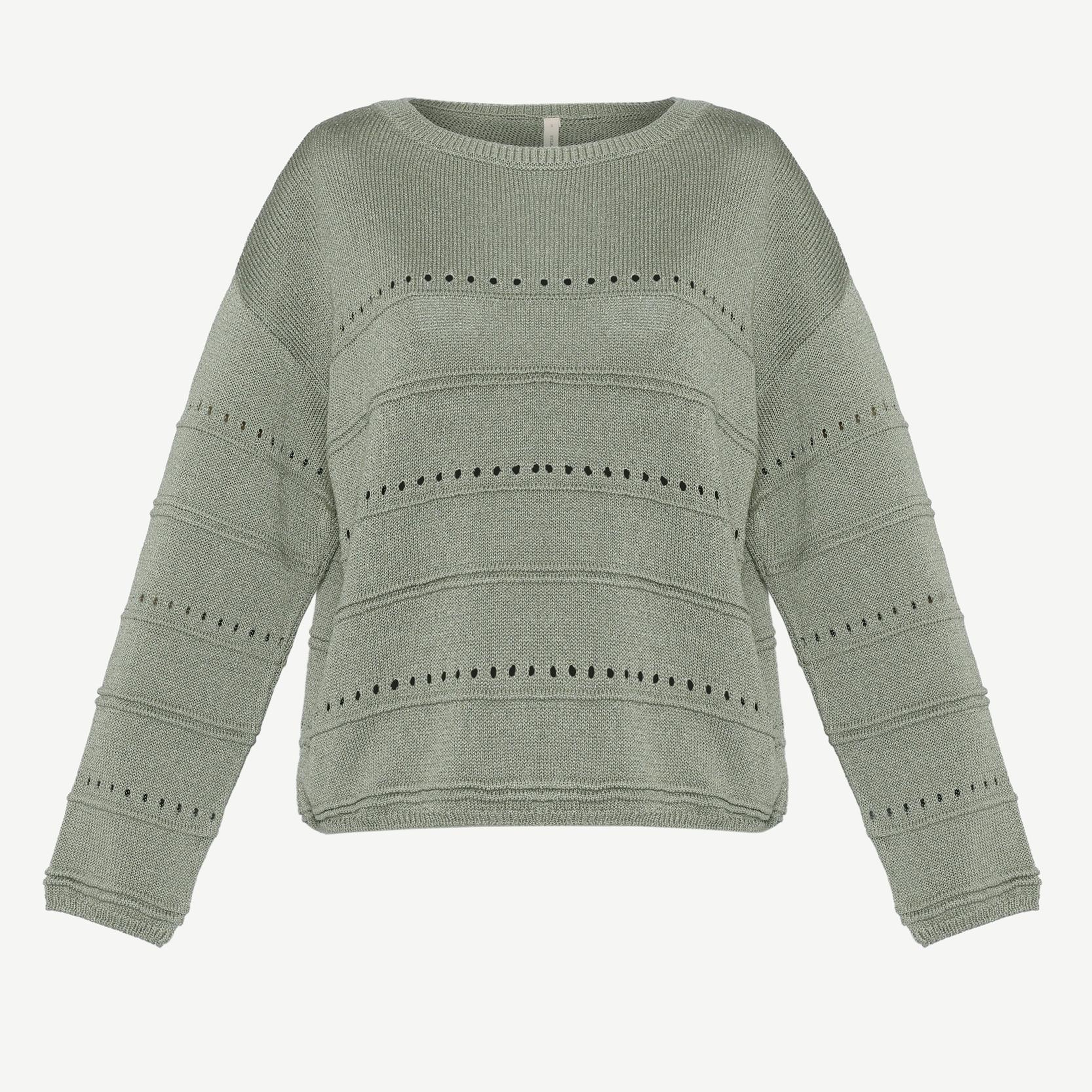 YARGICI Regular Kayık Yaka Uzun Kol Kazak