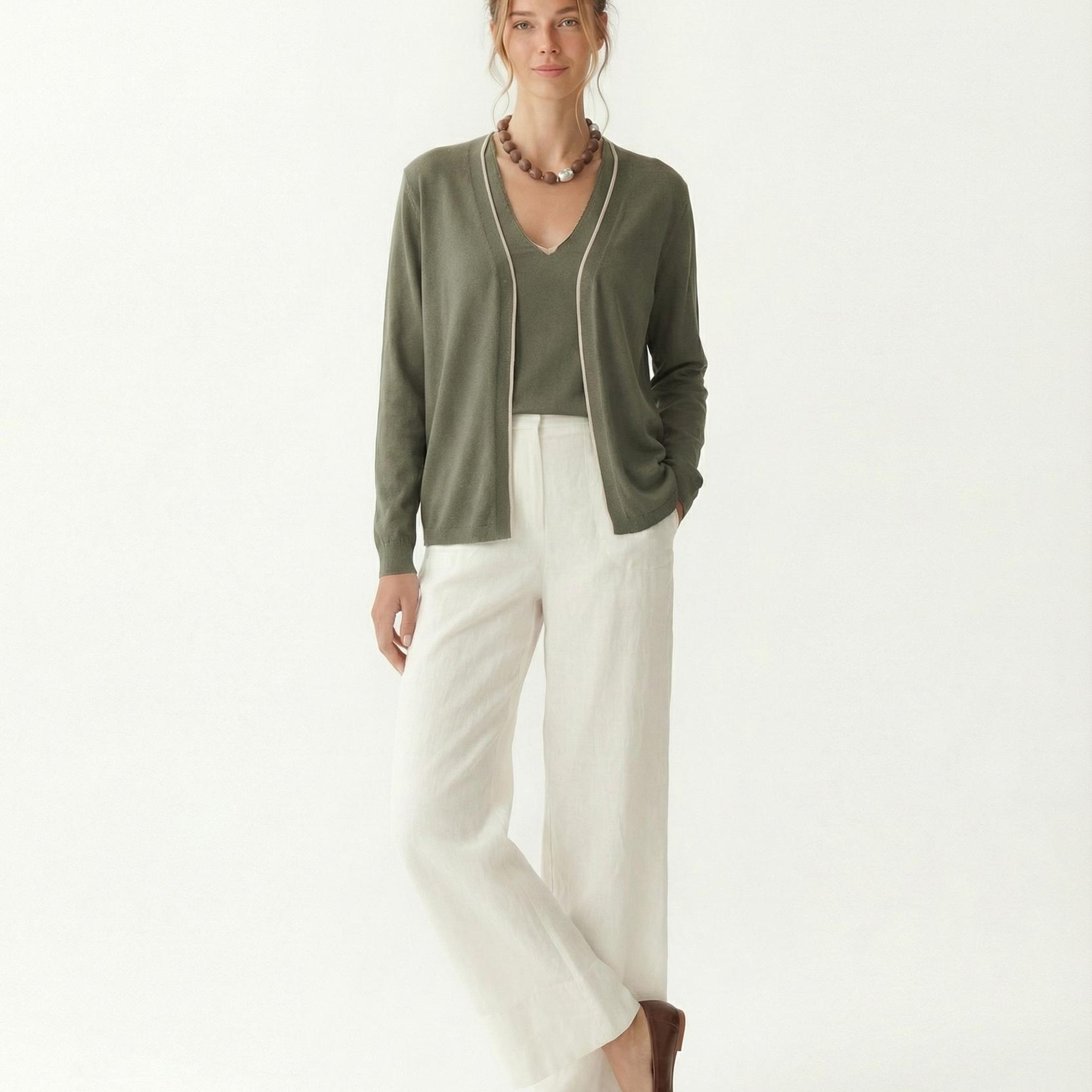 YARGICI Regular V Yaka Uzun Kol Hırka