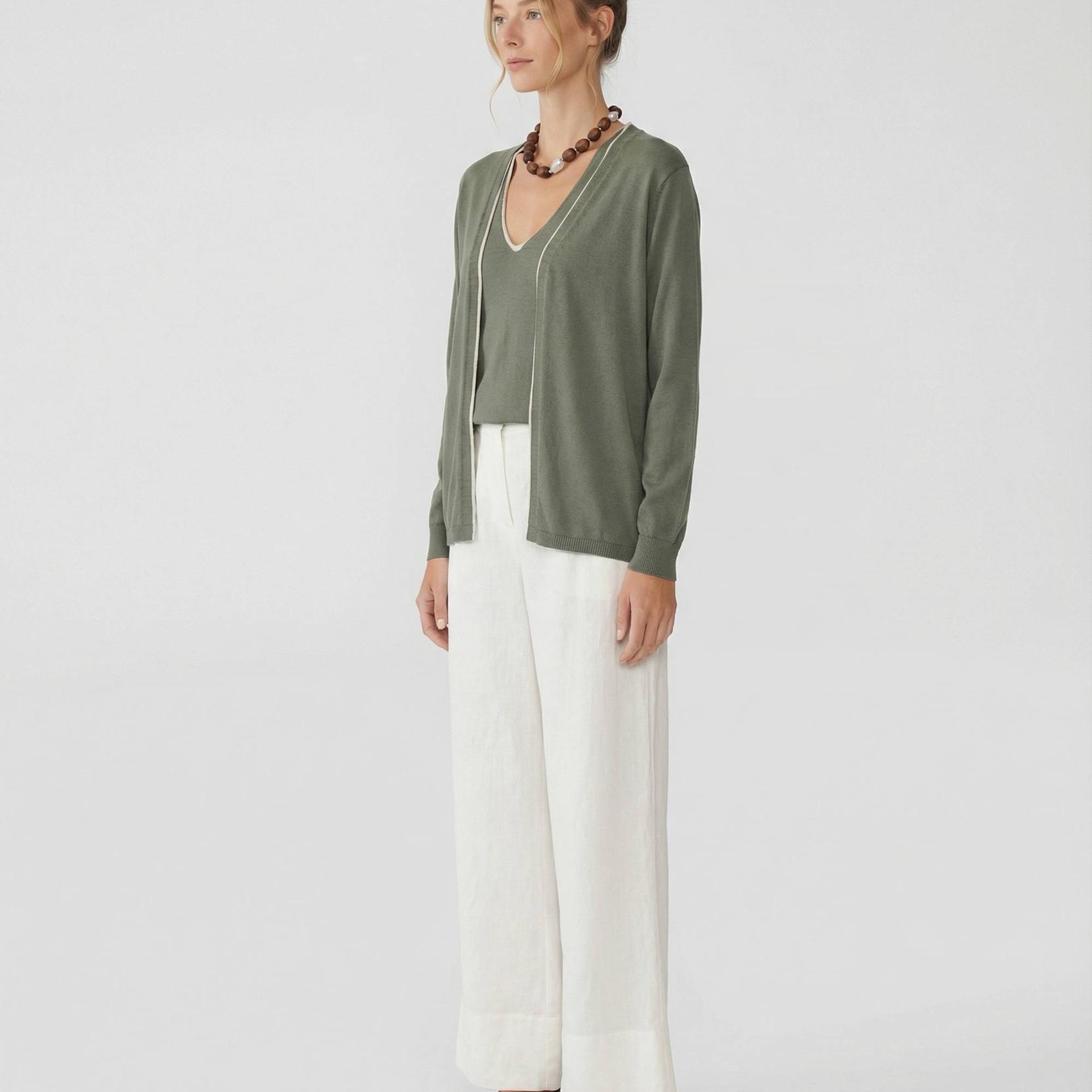 YARGICI Regular V Yaka Uzun Kol Hırka