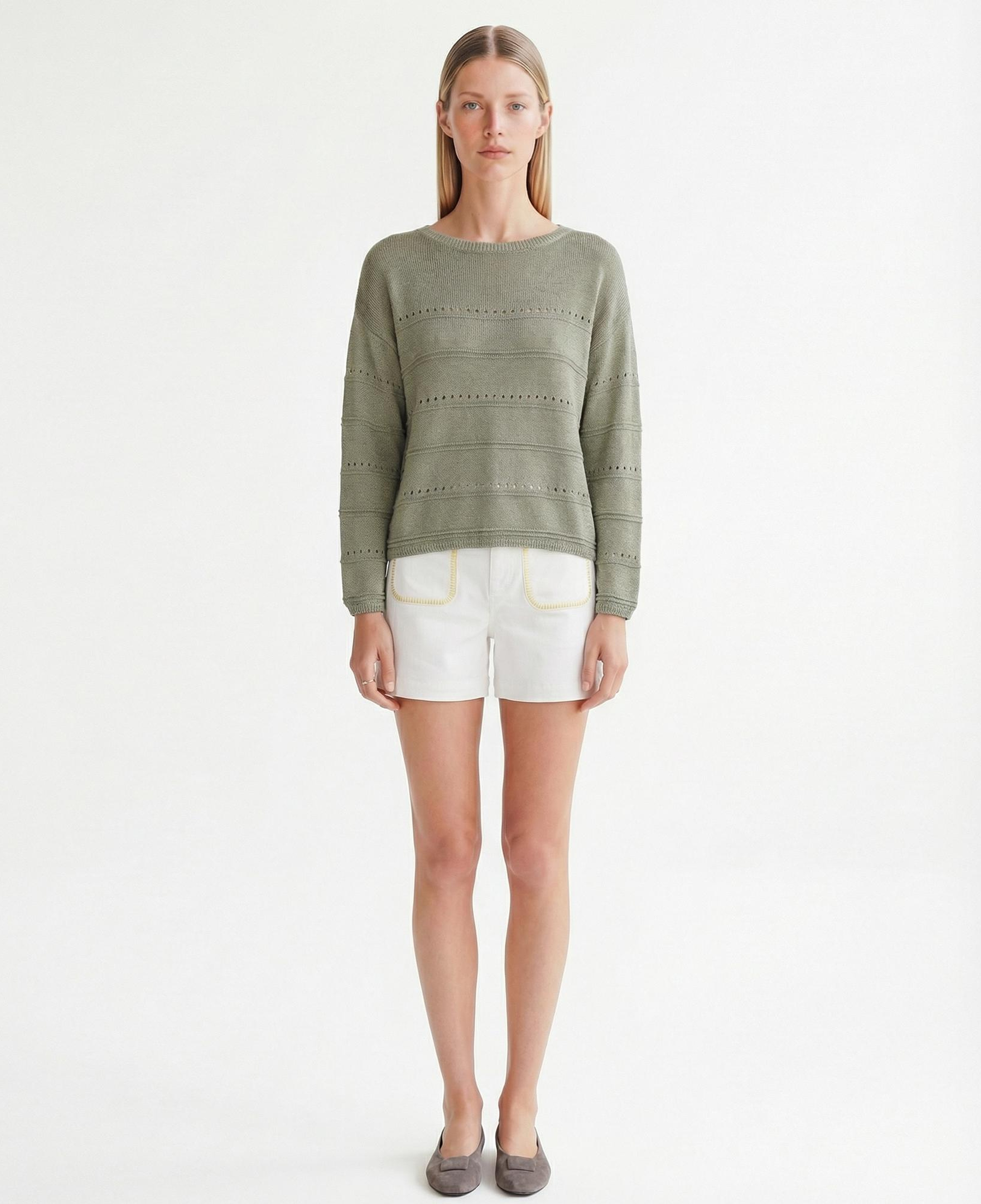 YARGICI Regular Kayık Yaka Uzun Kol Kazak