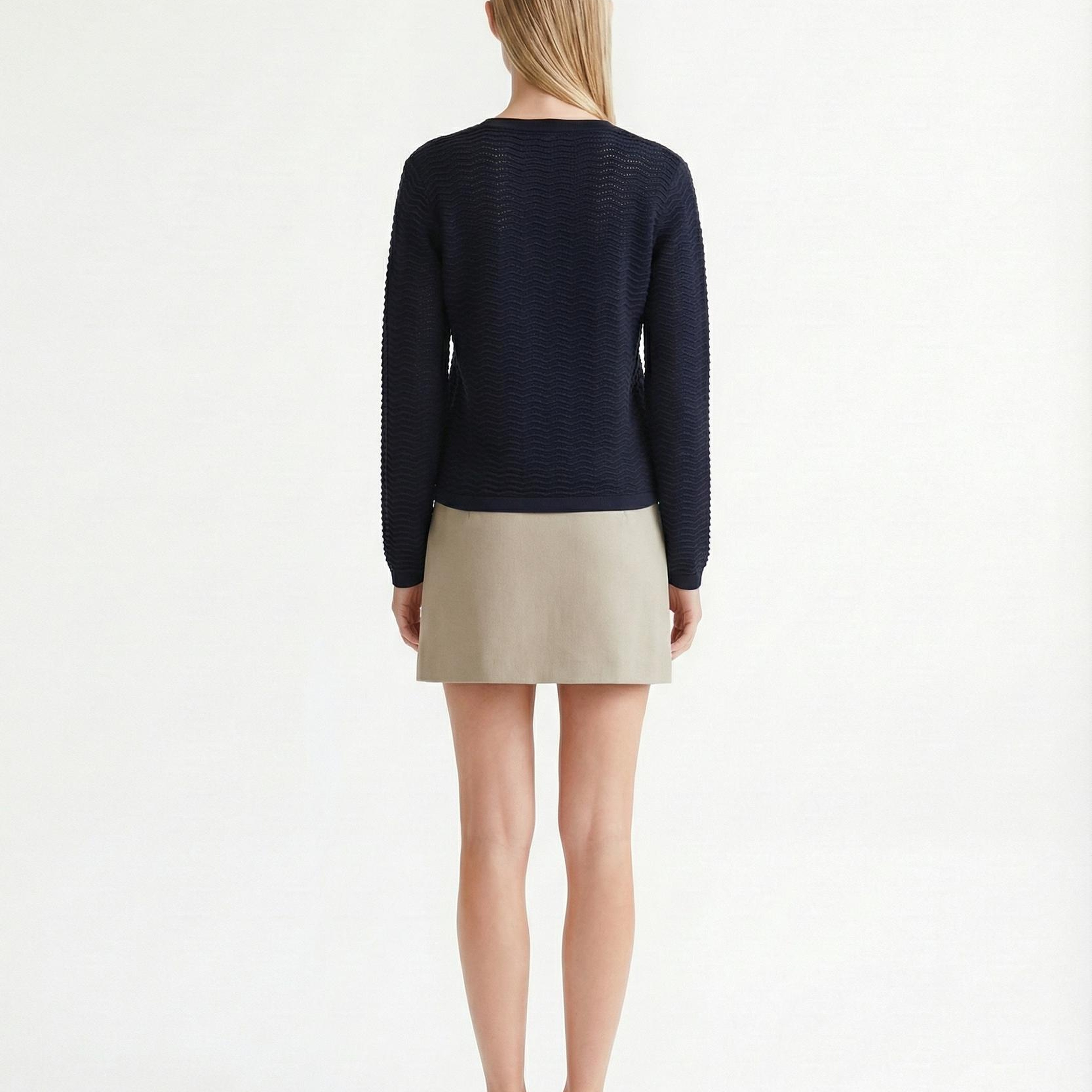 YARGICI Regular Bisiklet Yaka Uzun Kol Hırka