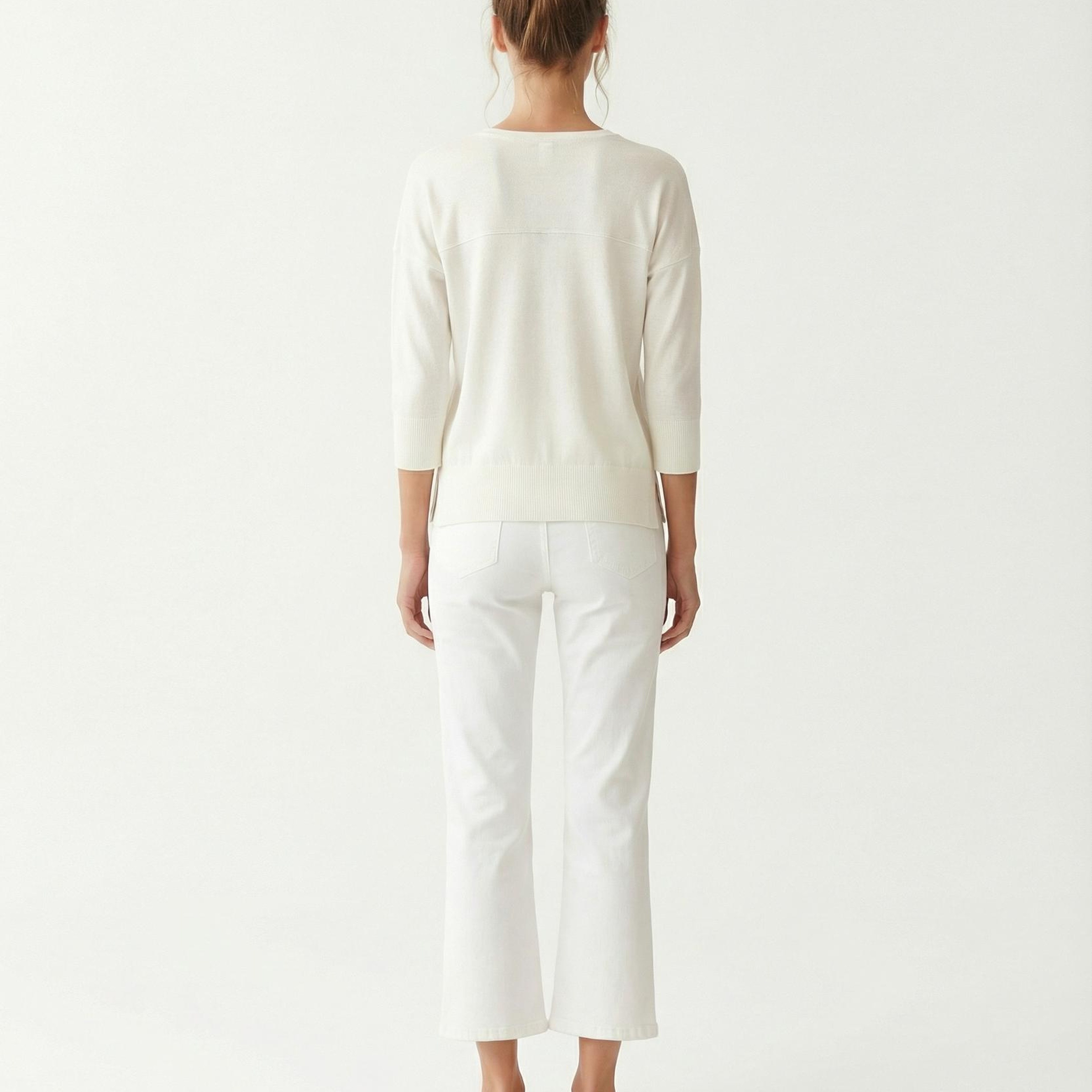 YARGICI Regular V Yaka 3/4 Kol Hırka