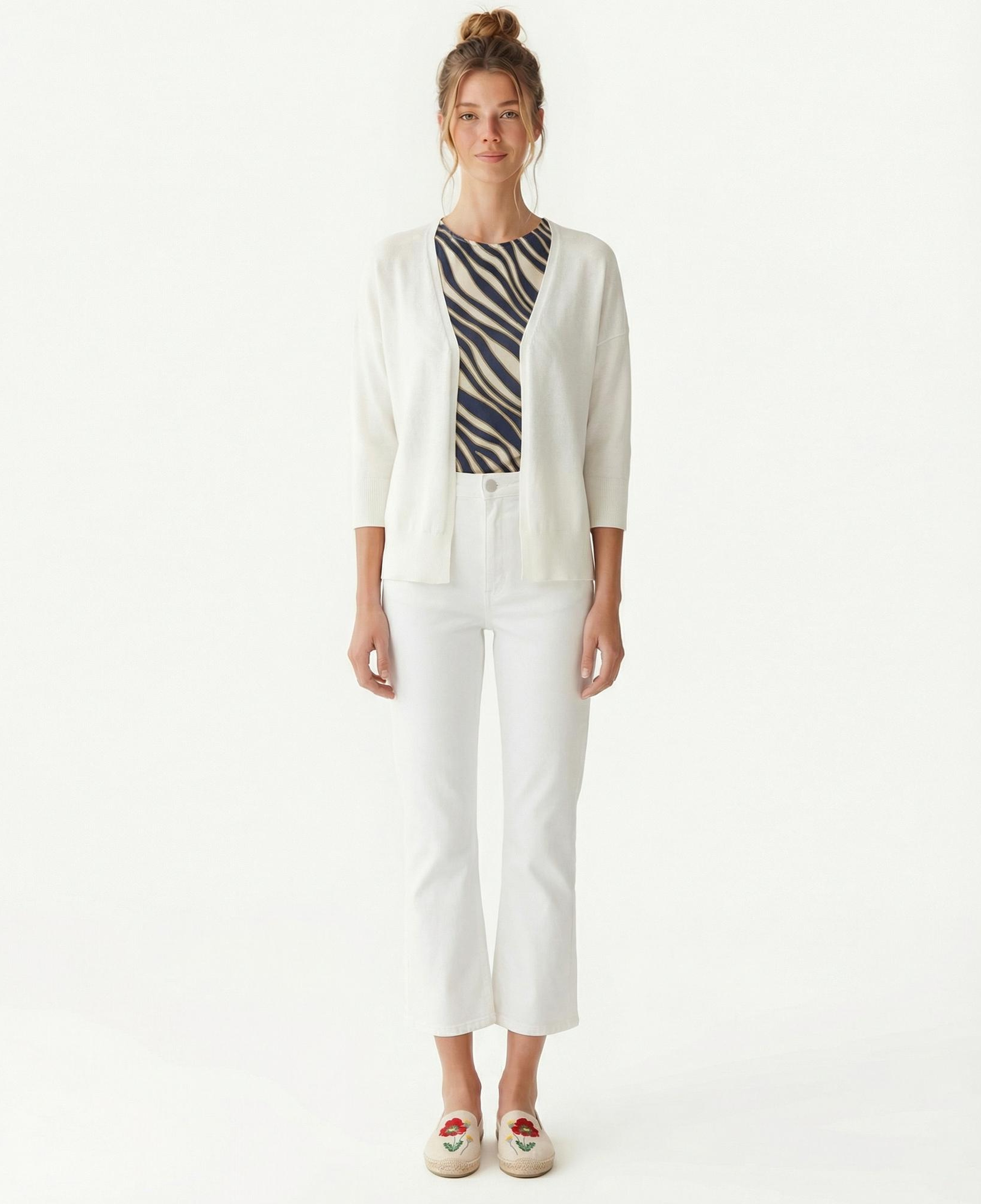 YARGICI Regular V Yaka 3/4 Kol Hırka