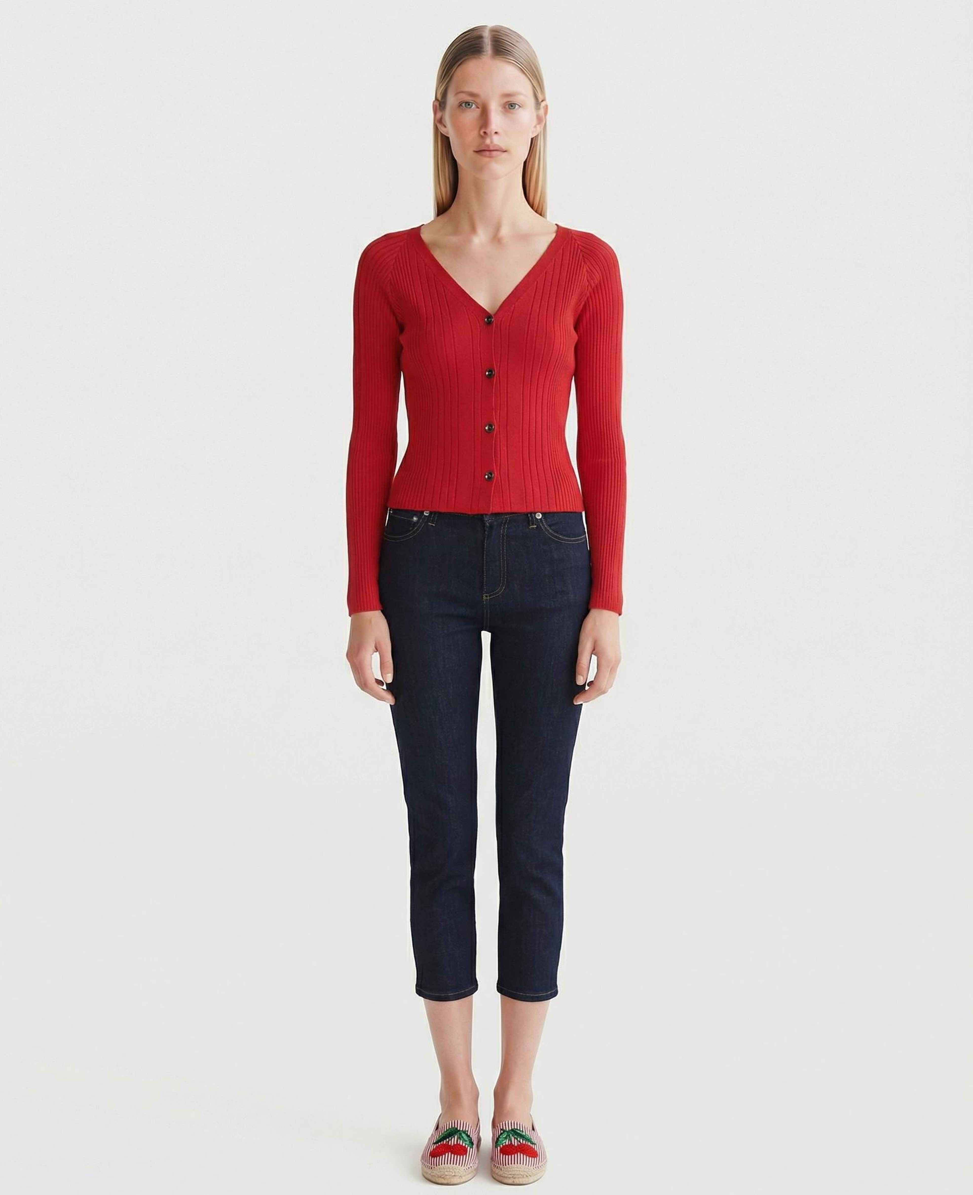 YARGICI Regular V Yaka Uzun Kol Hırka