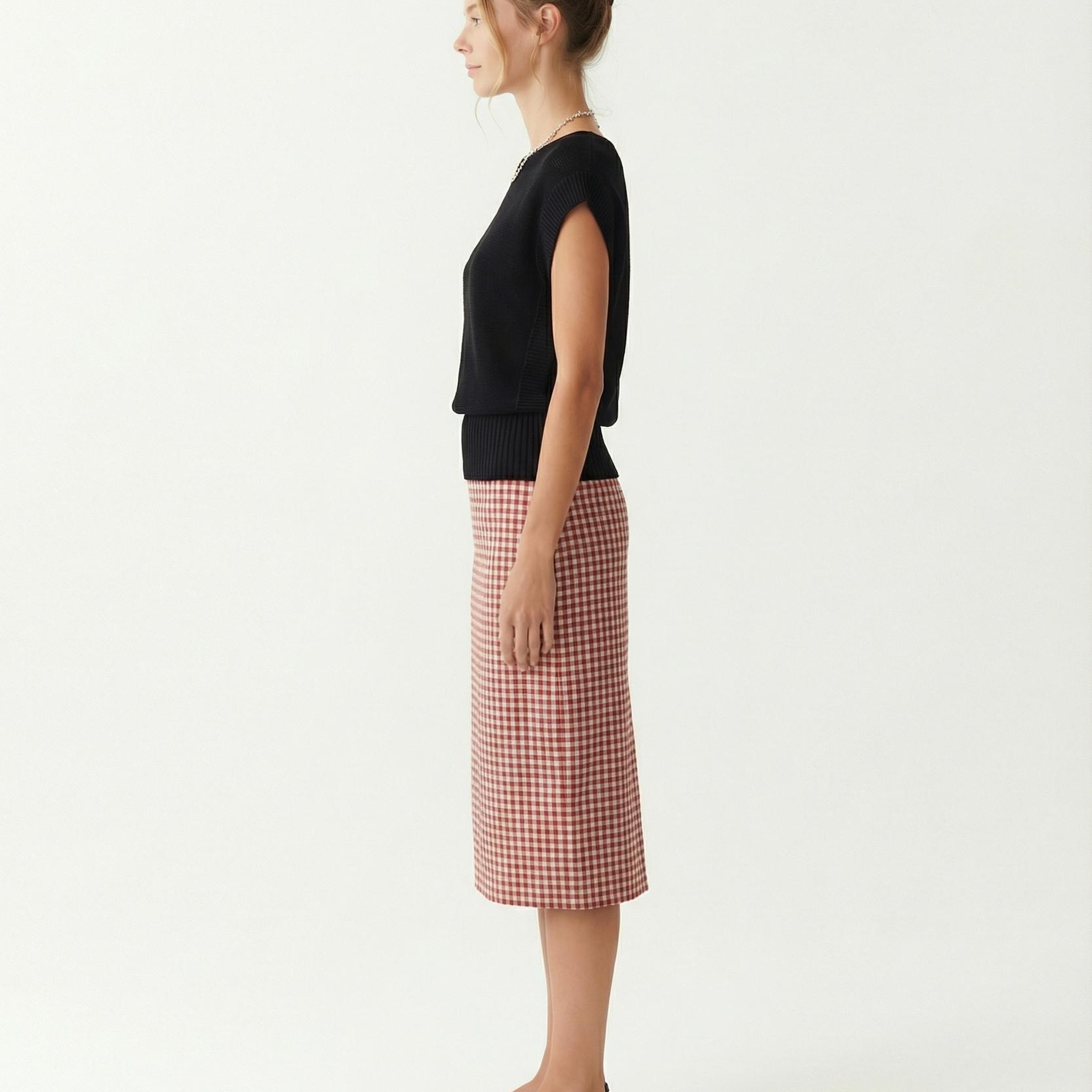 YARGICI Regular Kayık Yaka Kolsuz Kazak