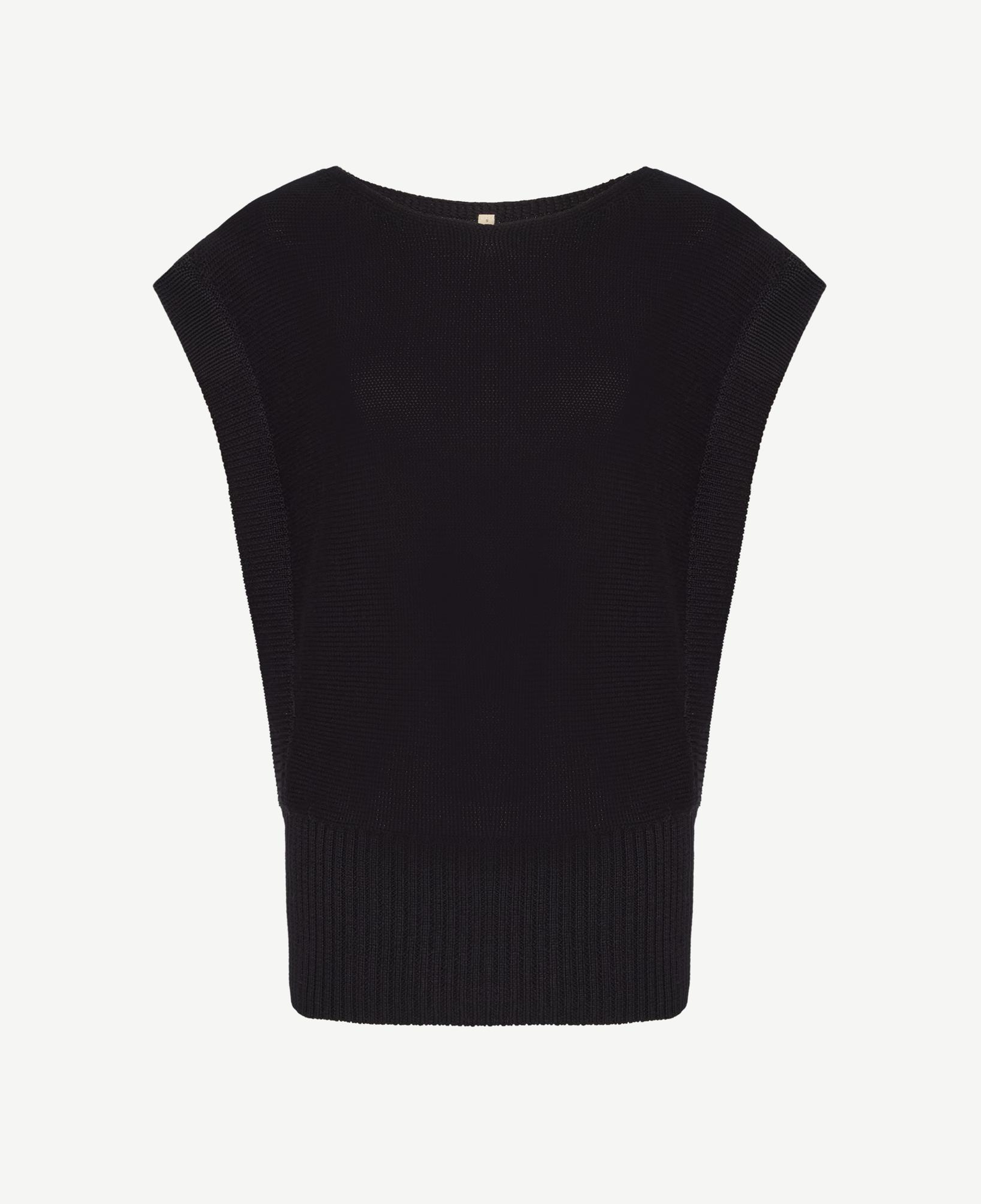 YARGICI Regular Kayık Yaka Kolsuz Kazak