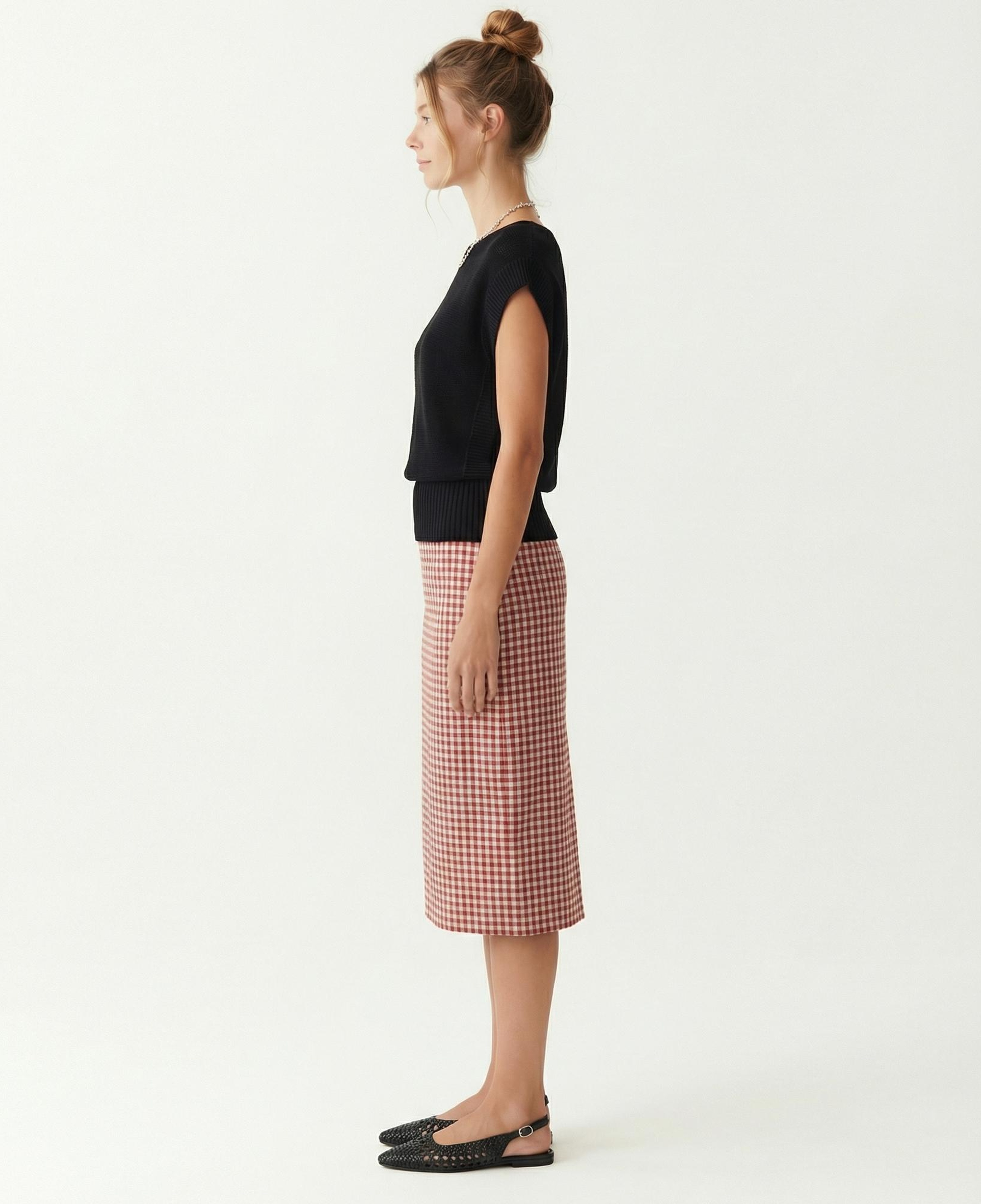 YARGICI Regular Kayık Yaka Kolsuz Kazak