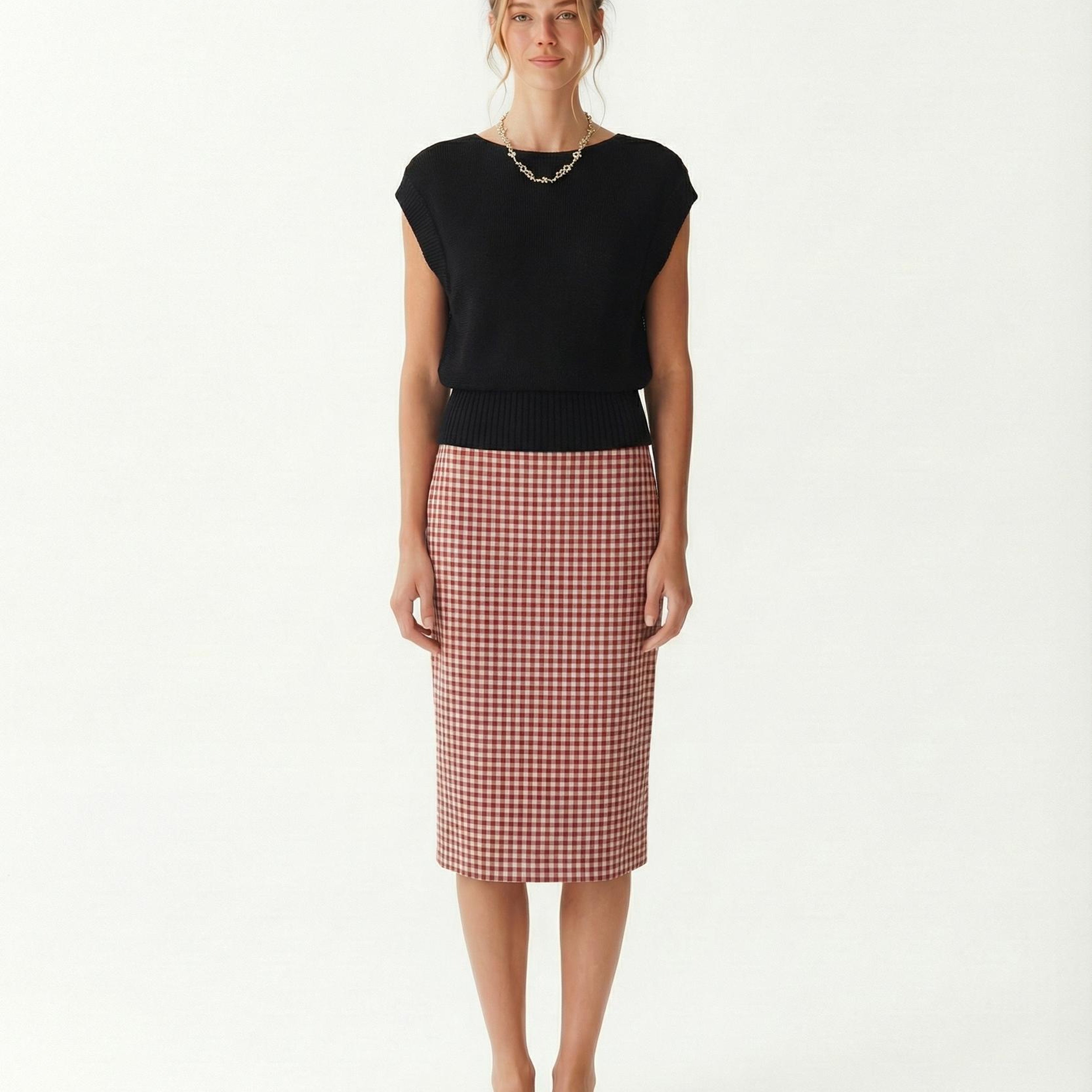 YARGICI Regular Kayık Yaka Kolsuz Kazak