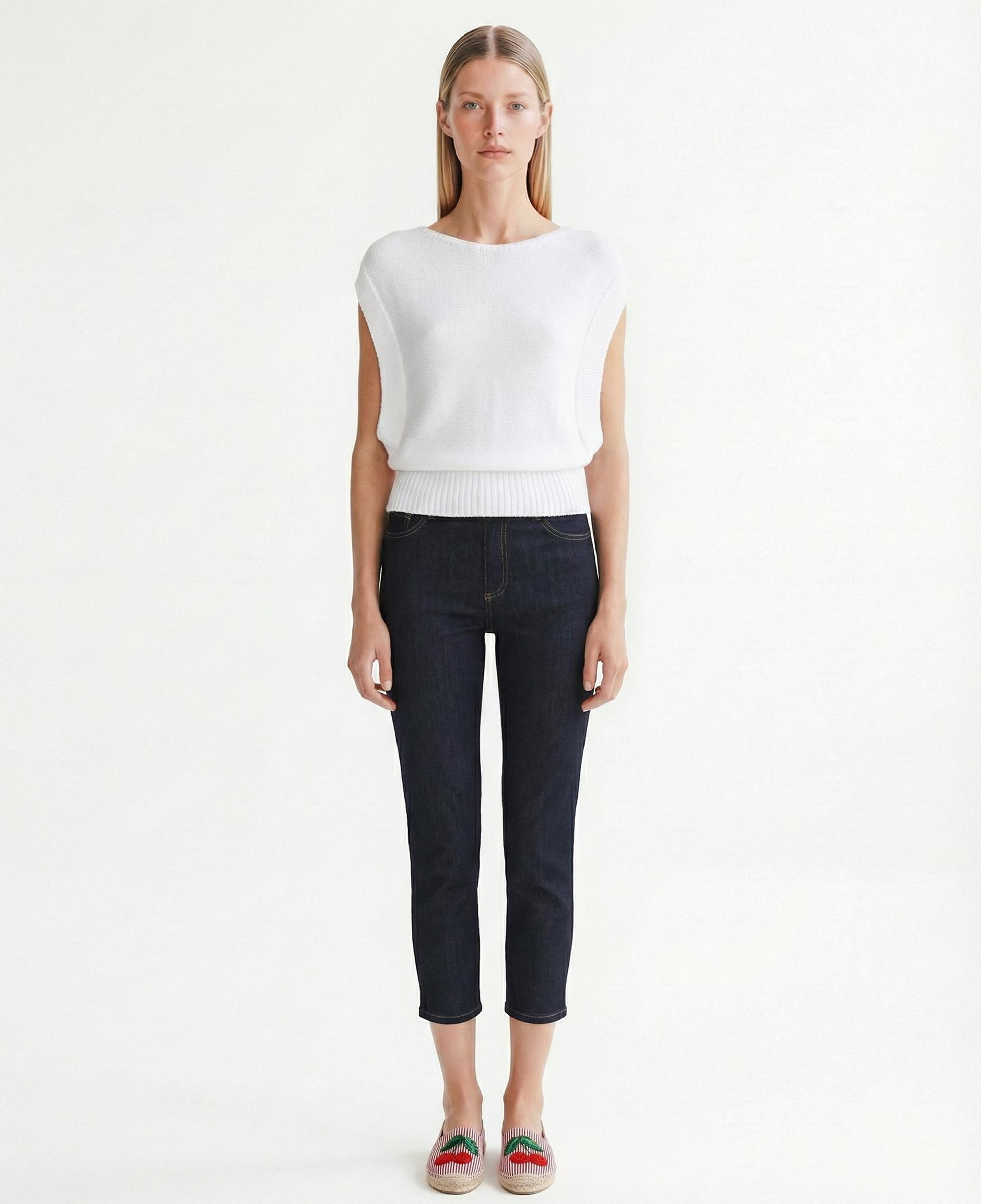 YARGICI Regular Kayık Yaka Kolsuz Kazak