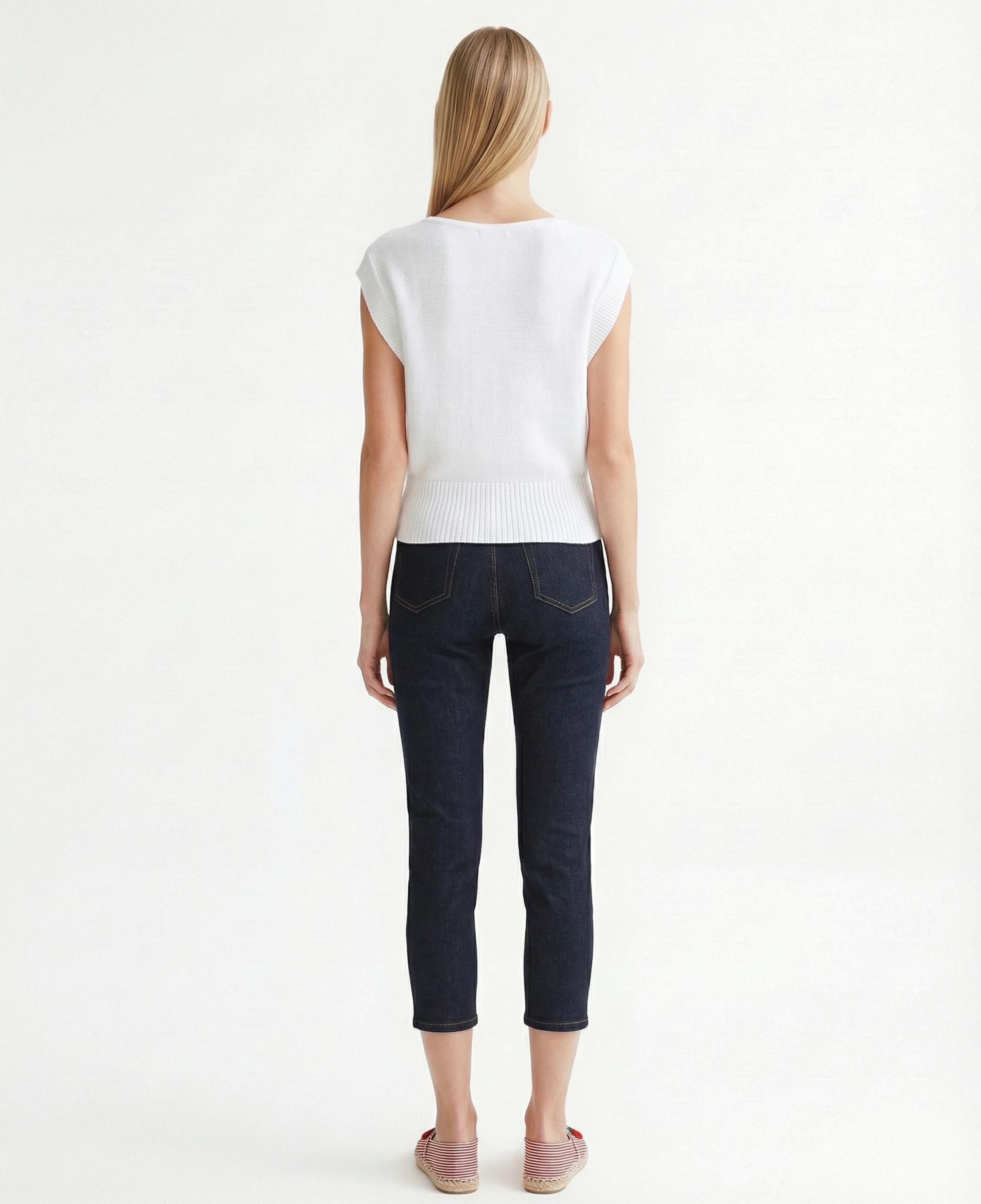 YARGICI Regular Kayık Yaka Kolsuz Kazak