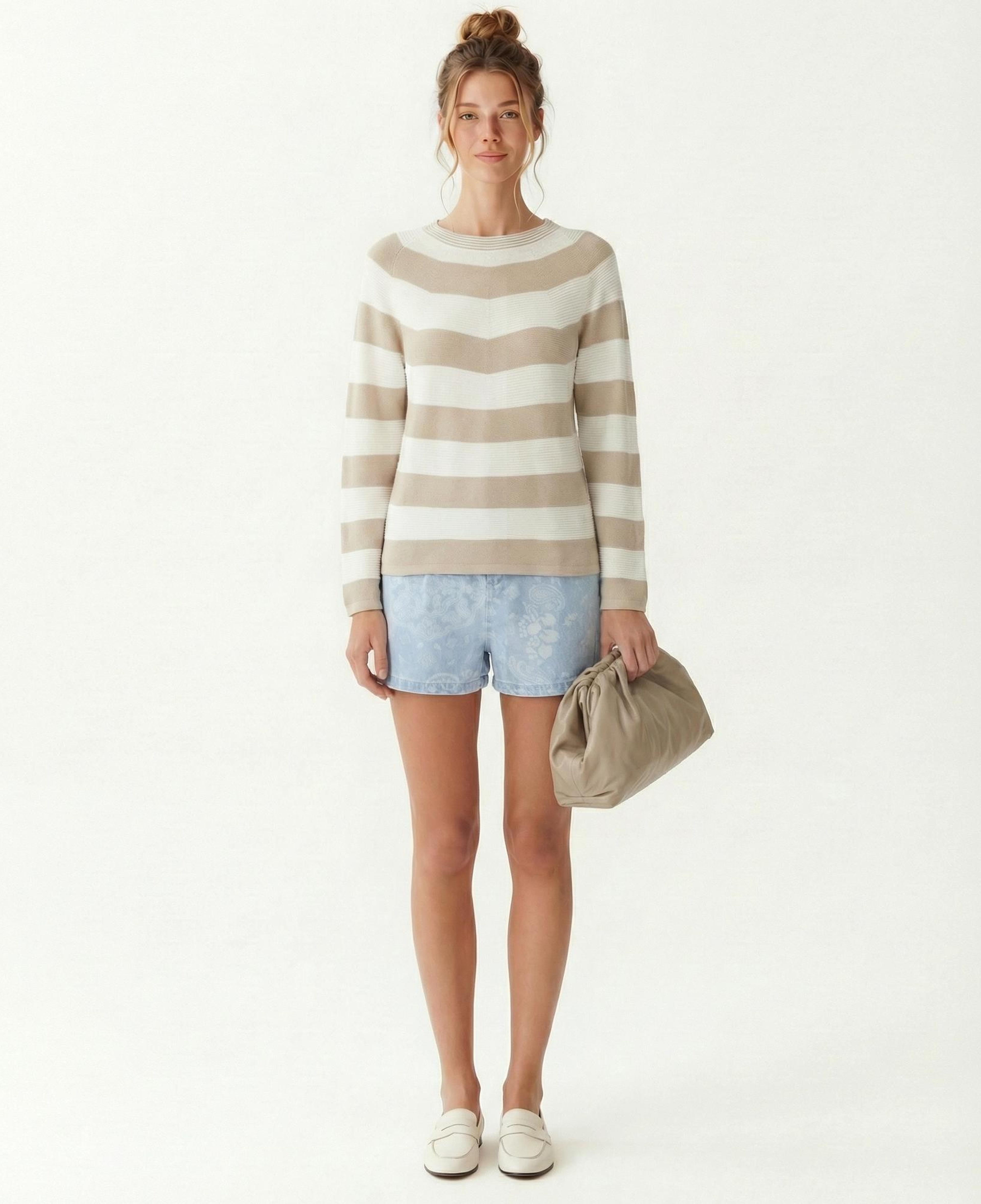 YARGICI Regular Kayık Yaka Uzun Kol Kazak