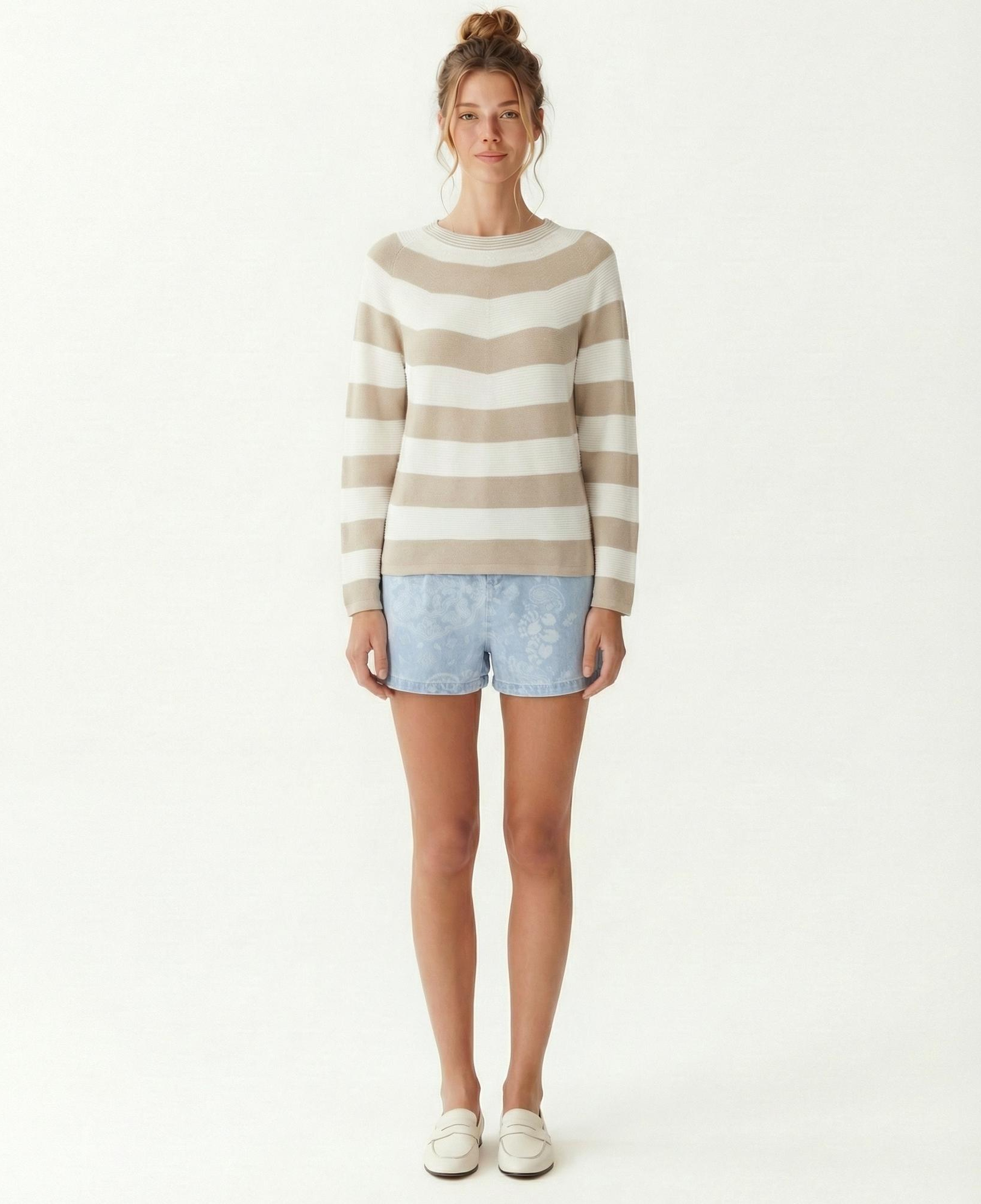 YARGICI Regular Kayık Yaka Uzun Kol Kazak