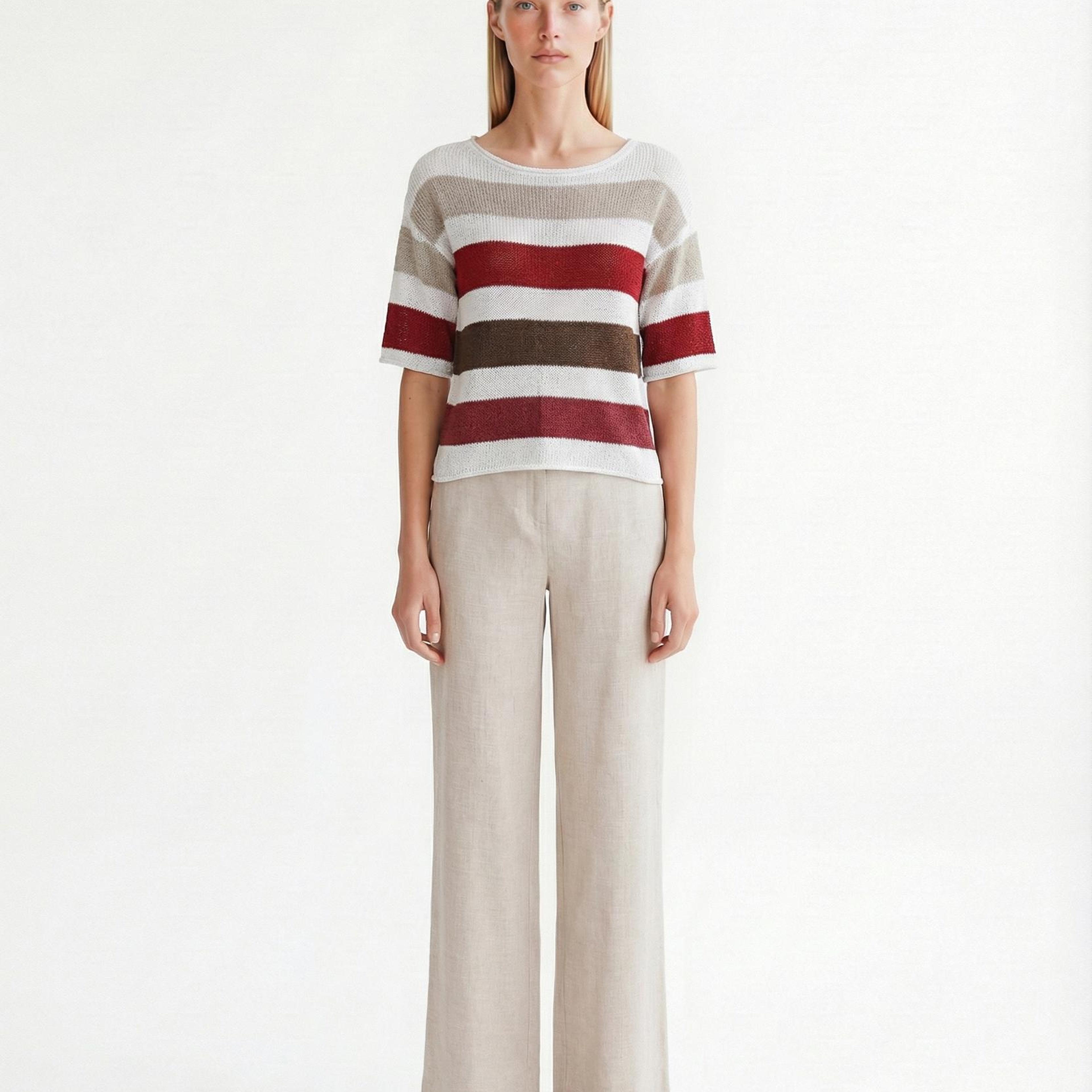 YARGICI Regular Bisiklet Yaka 3/4 Kol Kazak