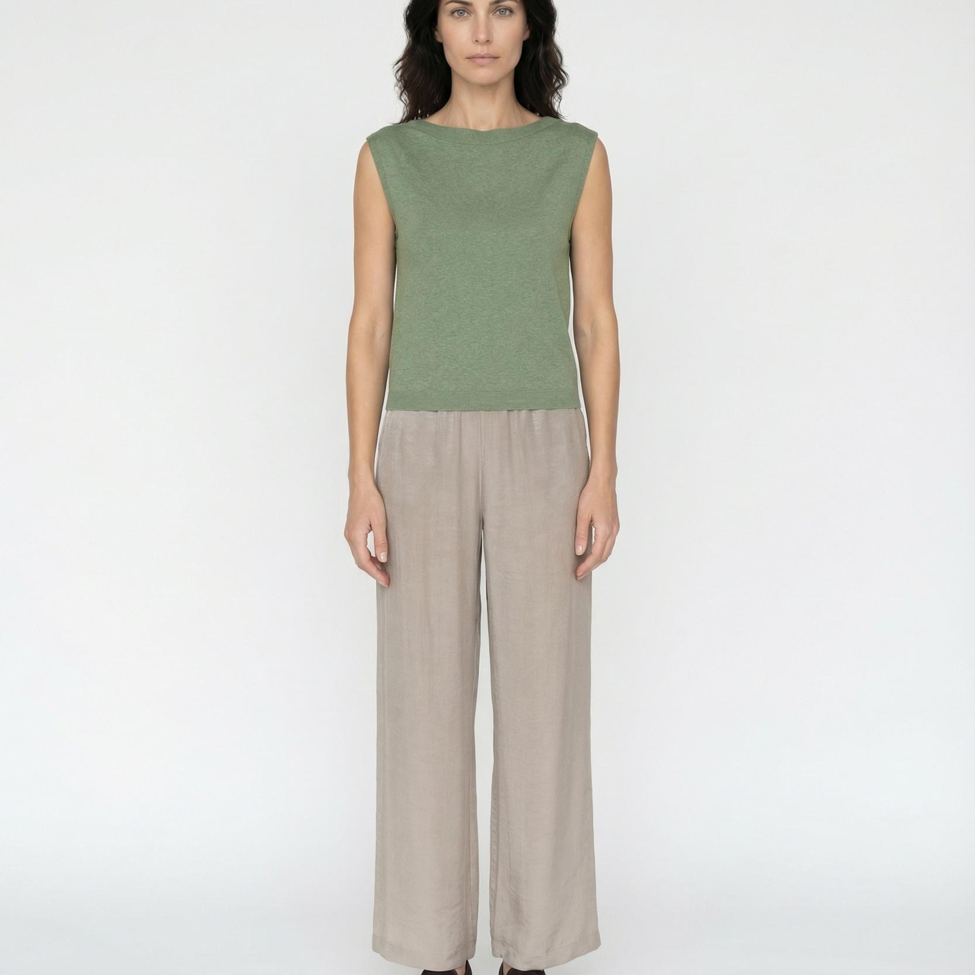 YARGICI Regular Kayık Yaka Düşük Omuz Kol Kazak