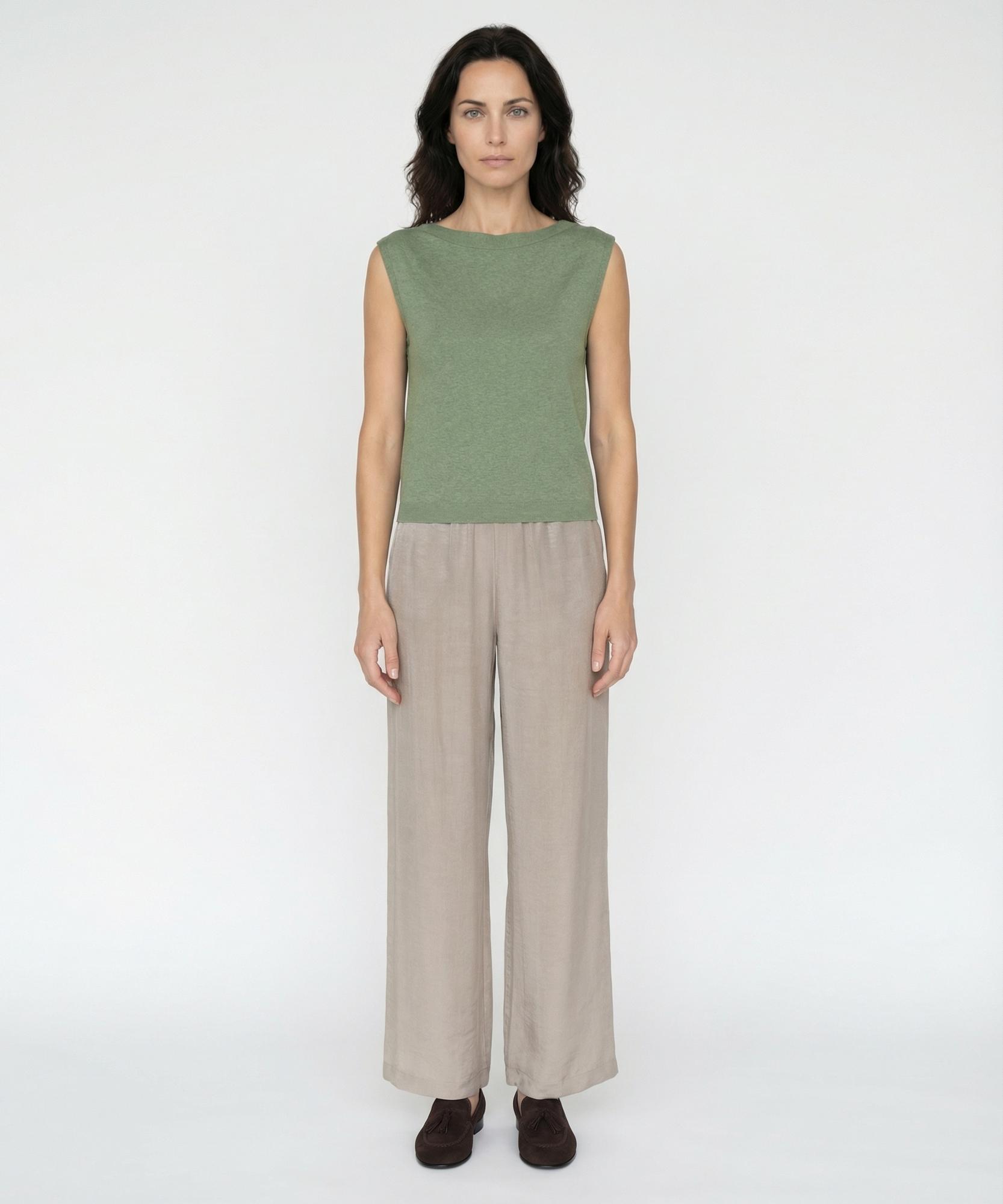 YARGICI Regular Kayık Yaka Düşük Omuz Kol Kazak