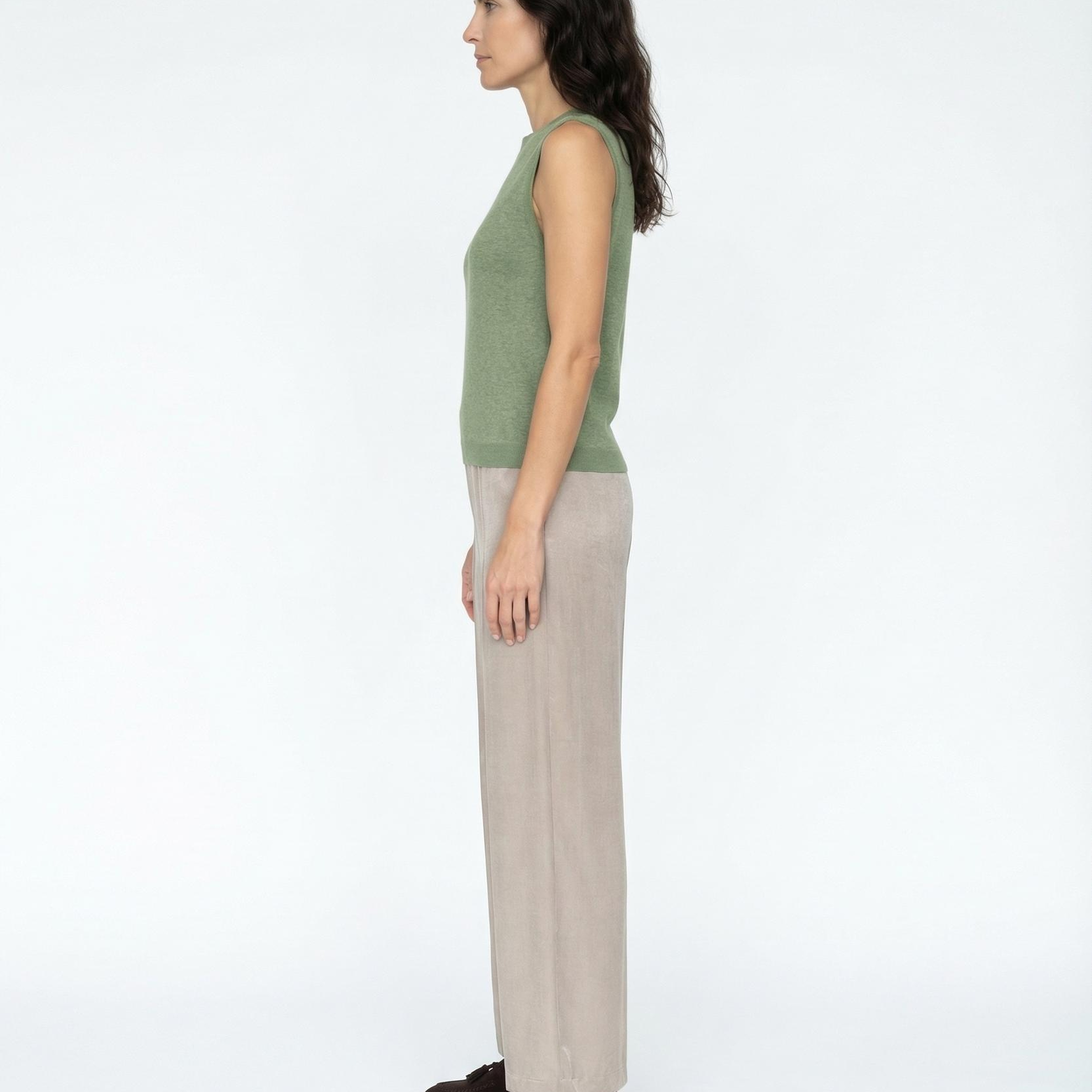 YARGICI Regular Kayık Yaka Düşük Omuz Kol Kazak