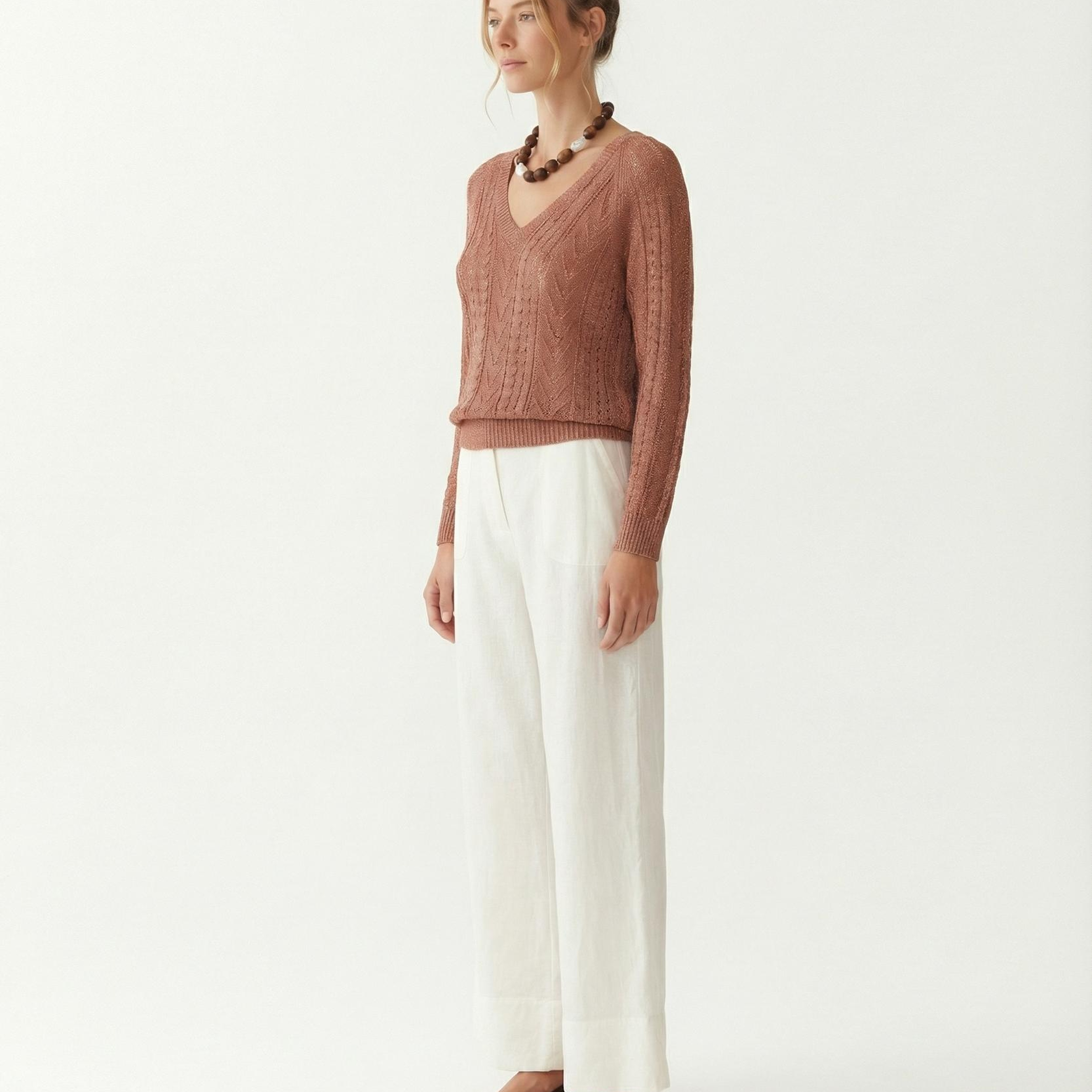 YARGICI Regular V Yaka Uzun Kol Kazak