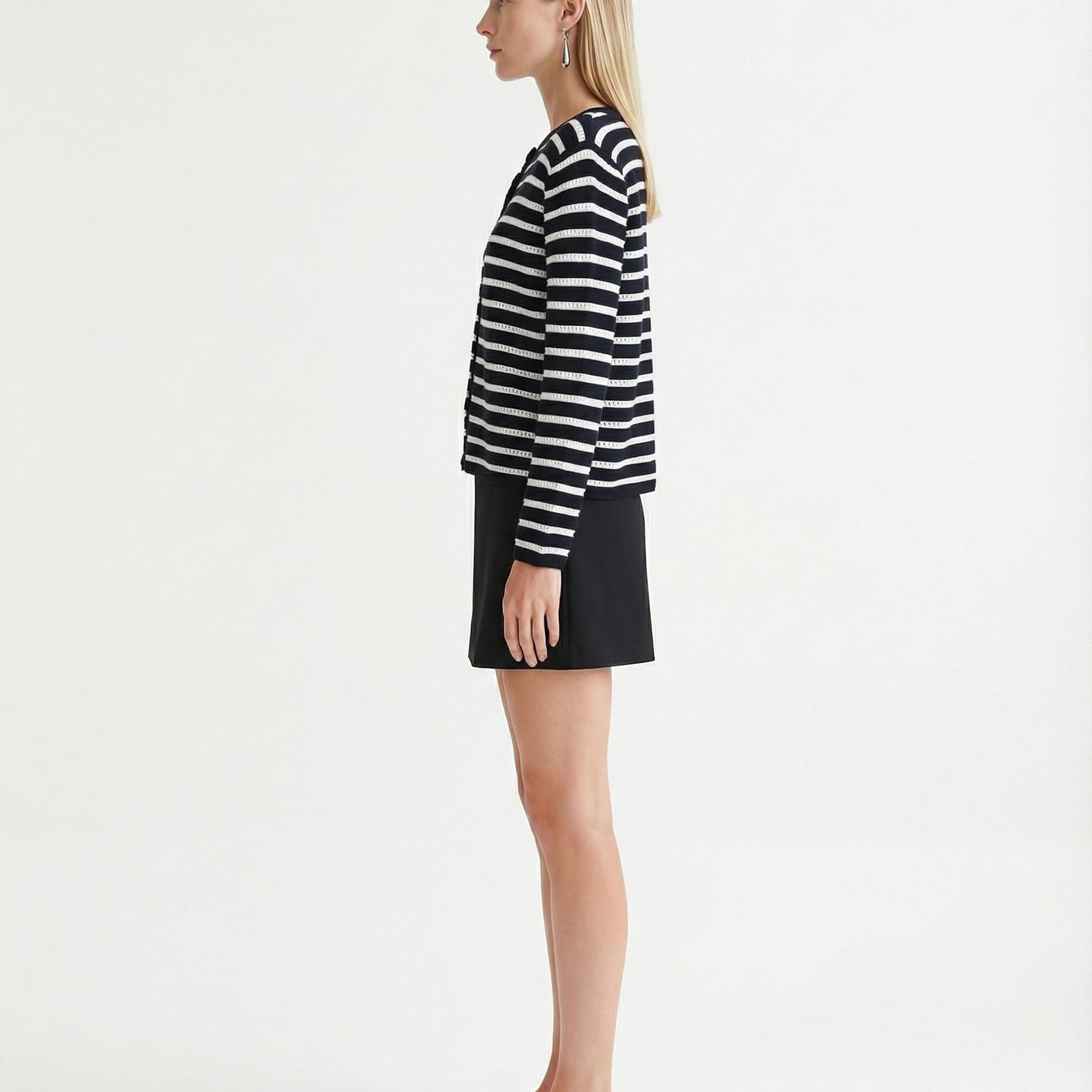 YARGICI Regular Bisiklet Yaka Uzun Kol Hırka