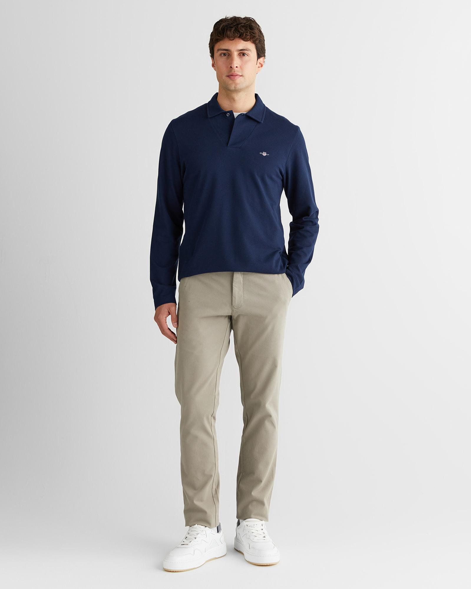 GANT Erkek Bej Slim Fit Pantolon