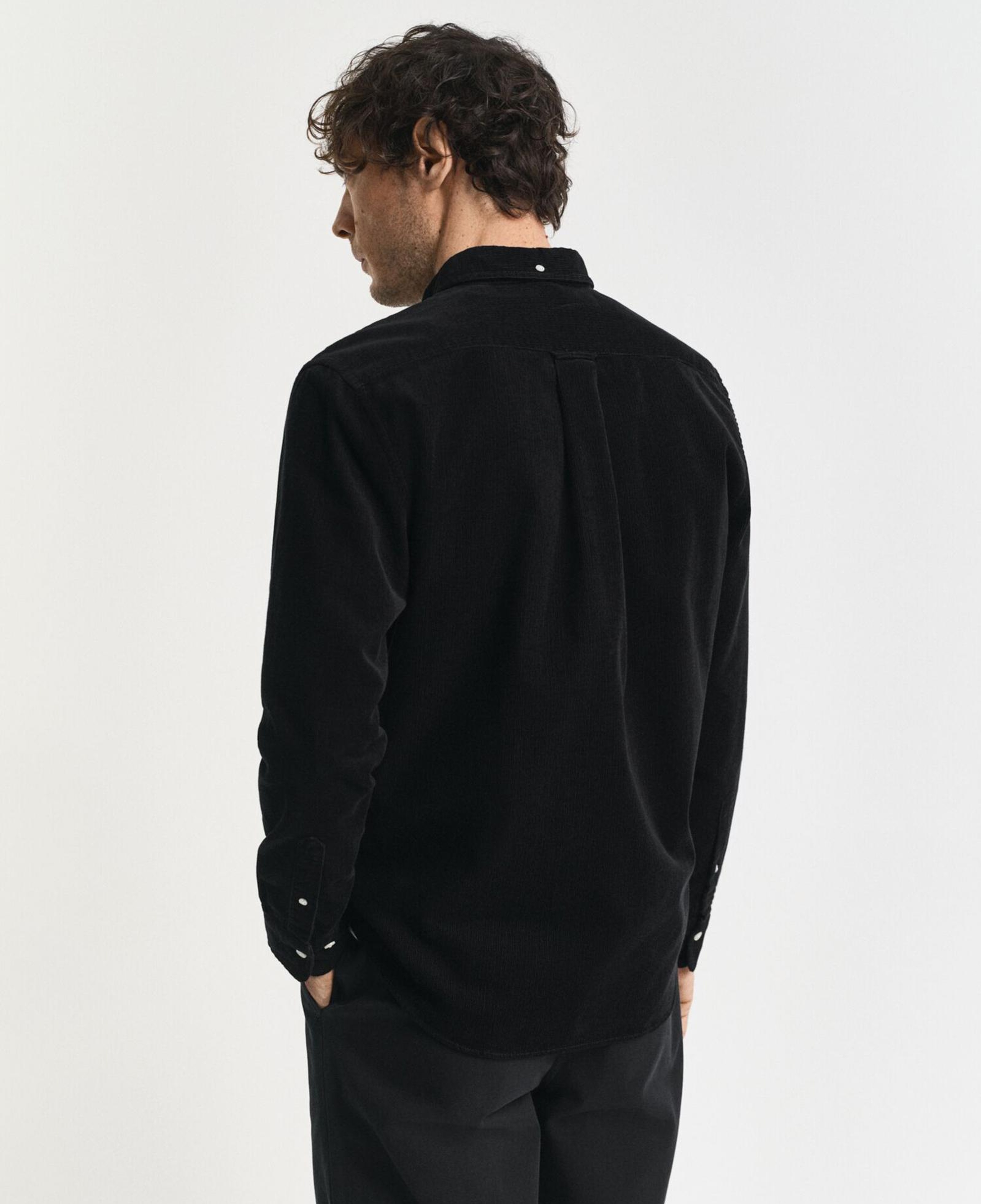 GANT Erkek Siyah Regular Fit Düğmeli Gömlek