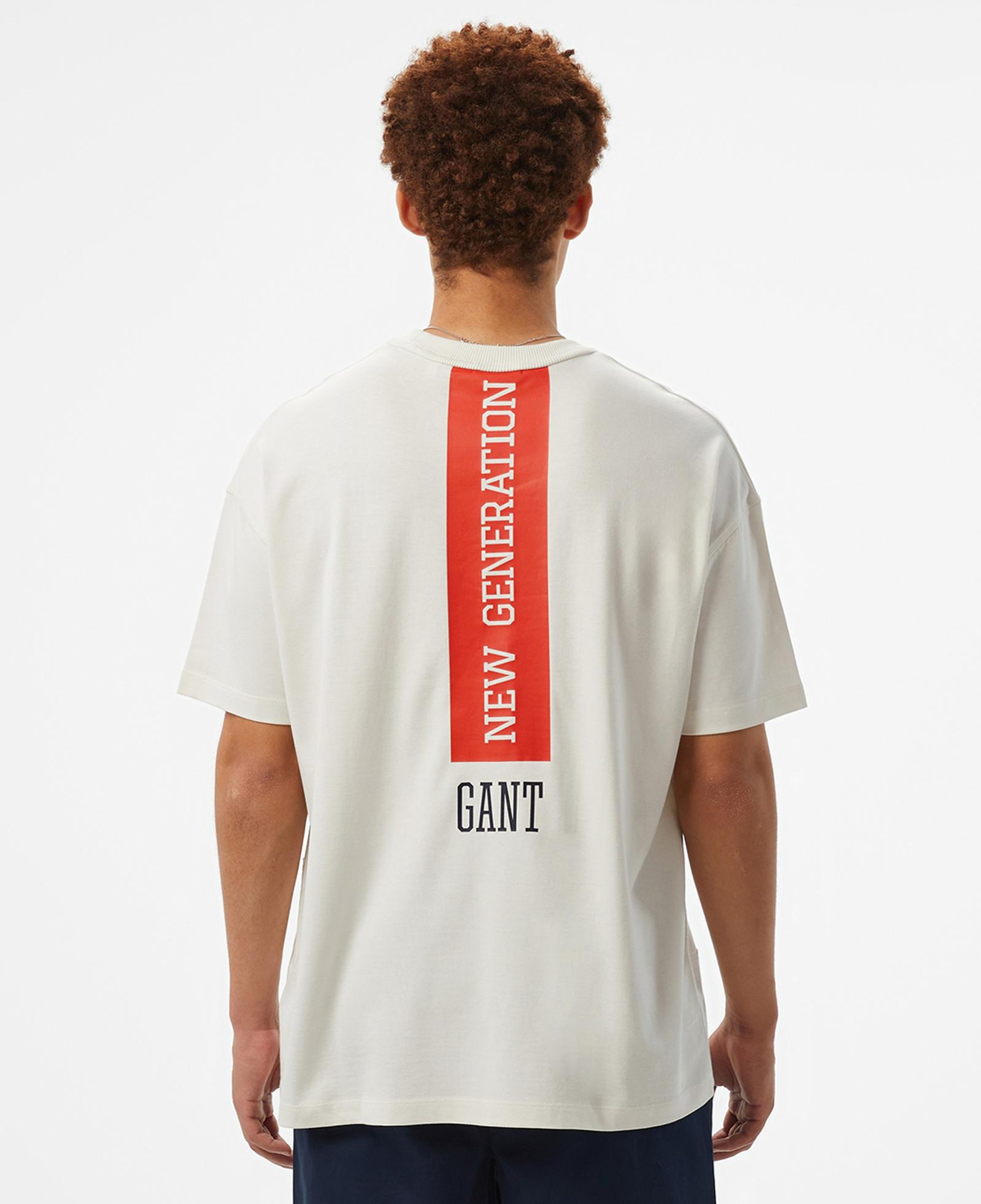 GANT Erkek Beyaz T-Shirt