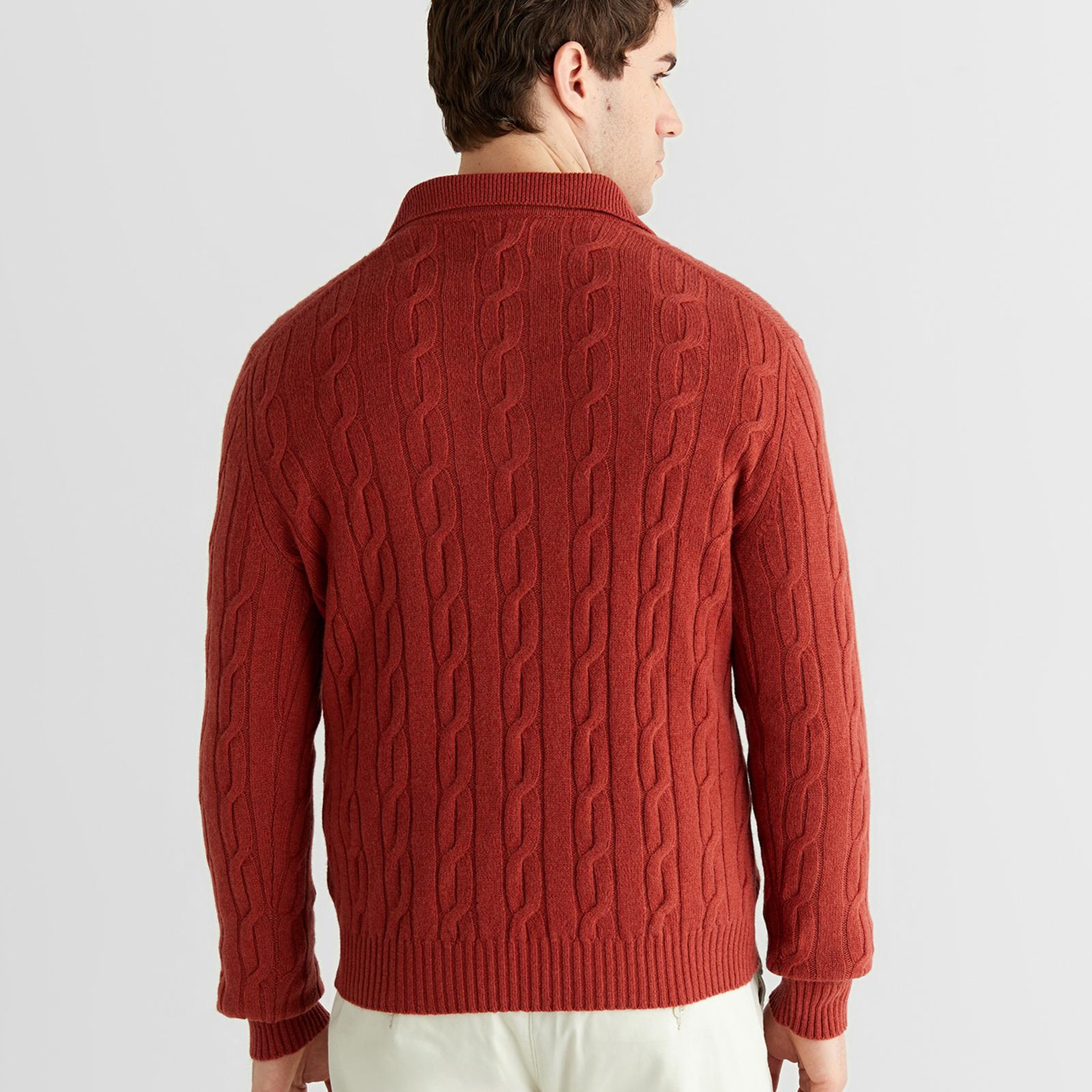 GANT Erkek Kırmızı Regular Fit Polo Yaka Triko