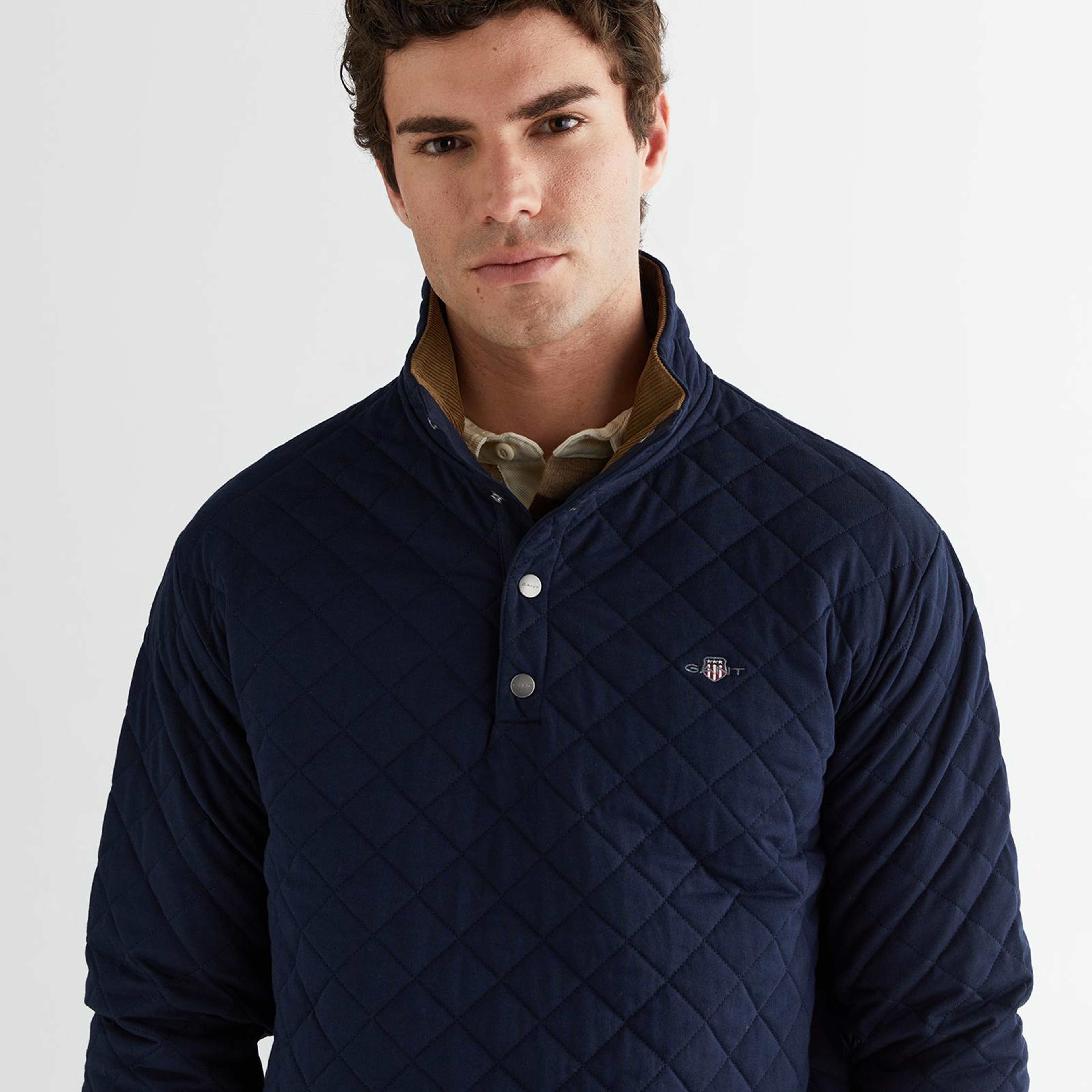 GANT Erkek Lacivert Standart Fit Sweatshirt