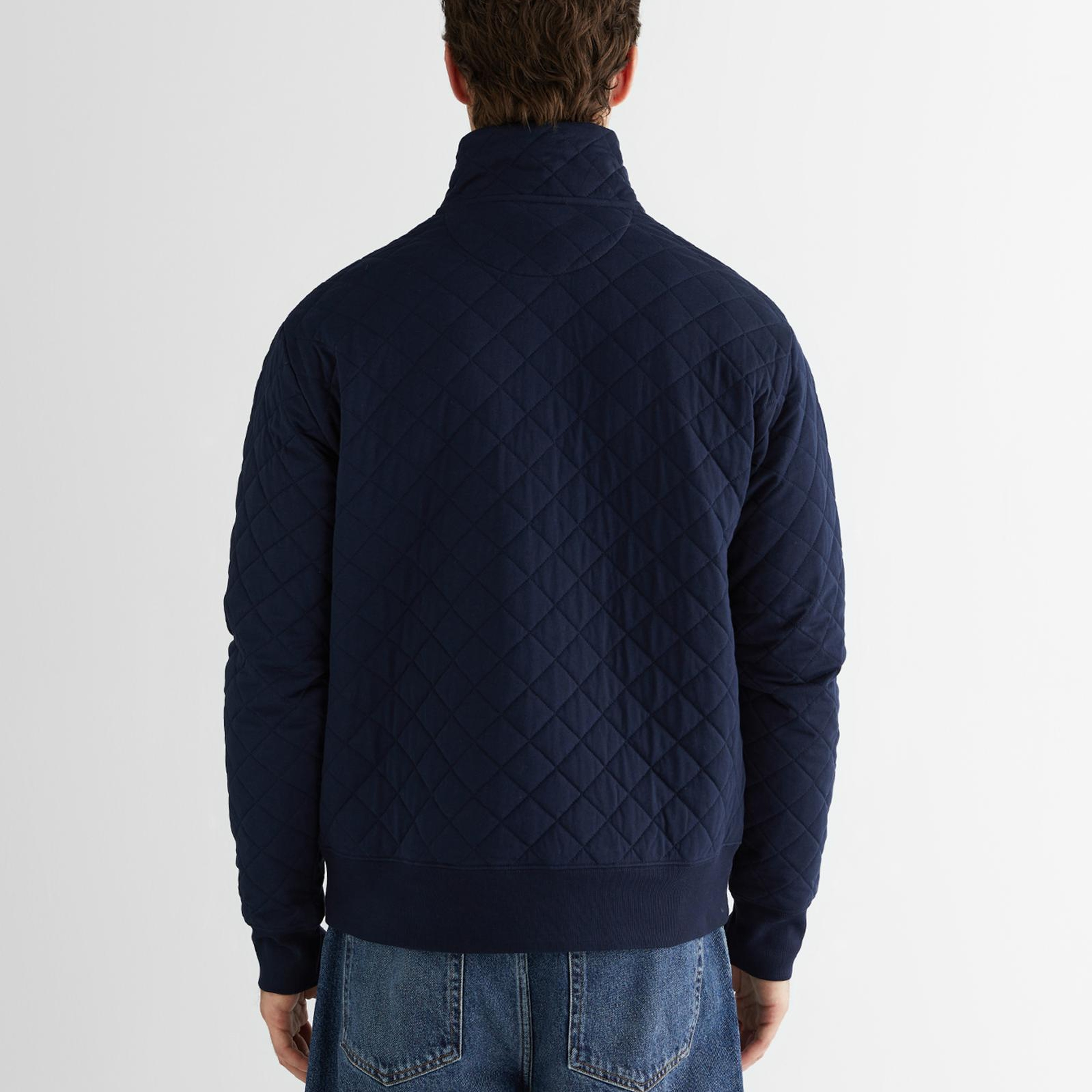 GANT Erkek Lacivert Standart Fit Sweatshirt