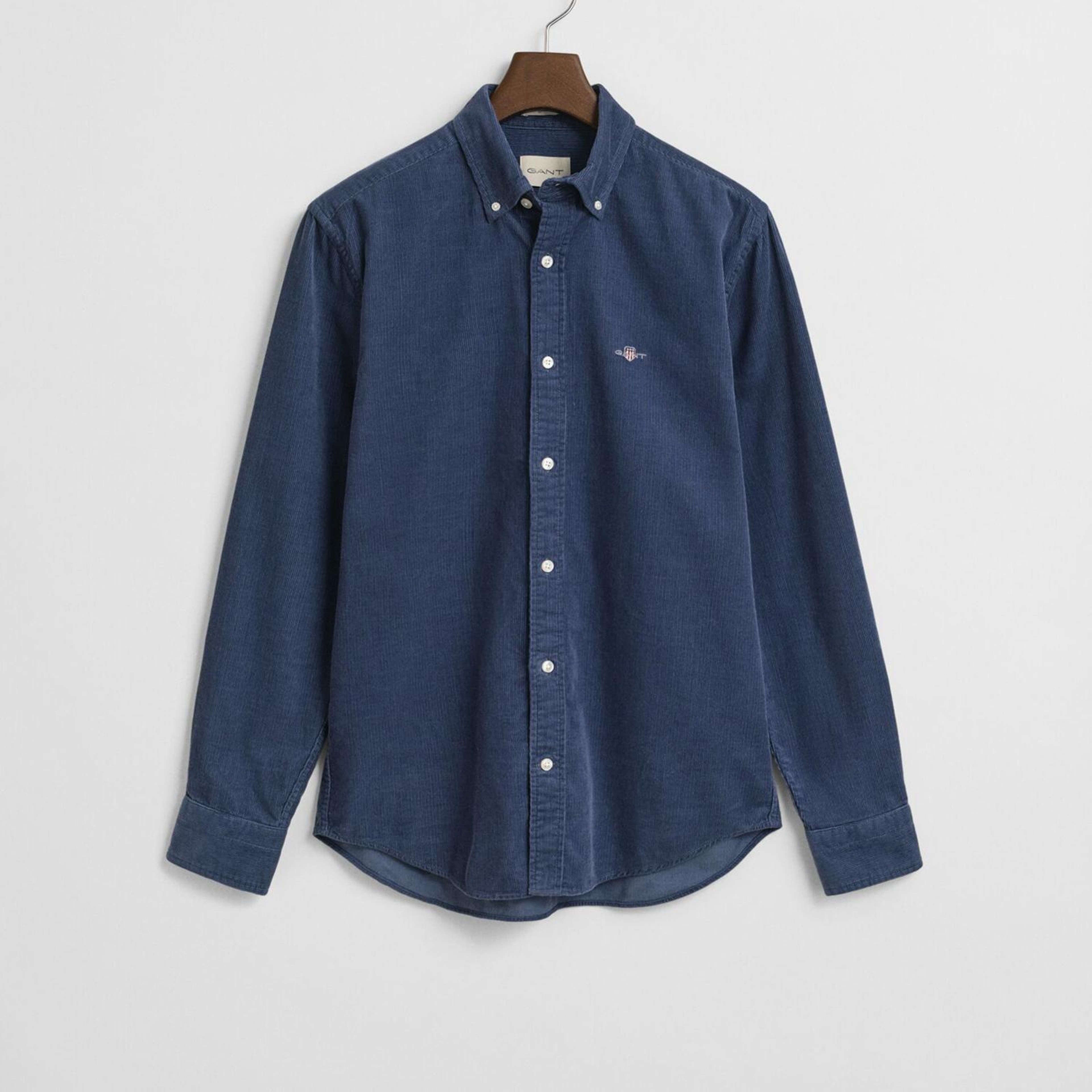 GANT Erkek Mavi Regular Fit Düğmeli Gömlek