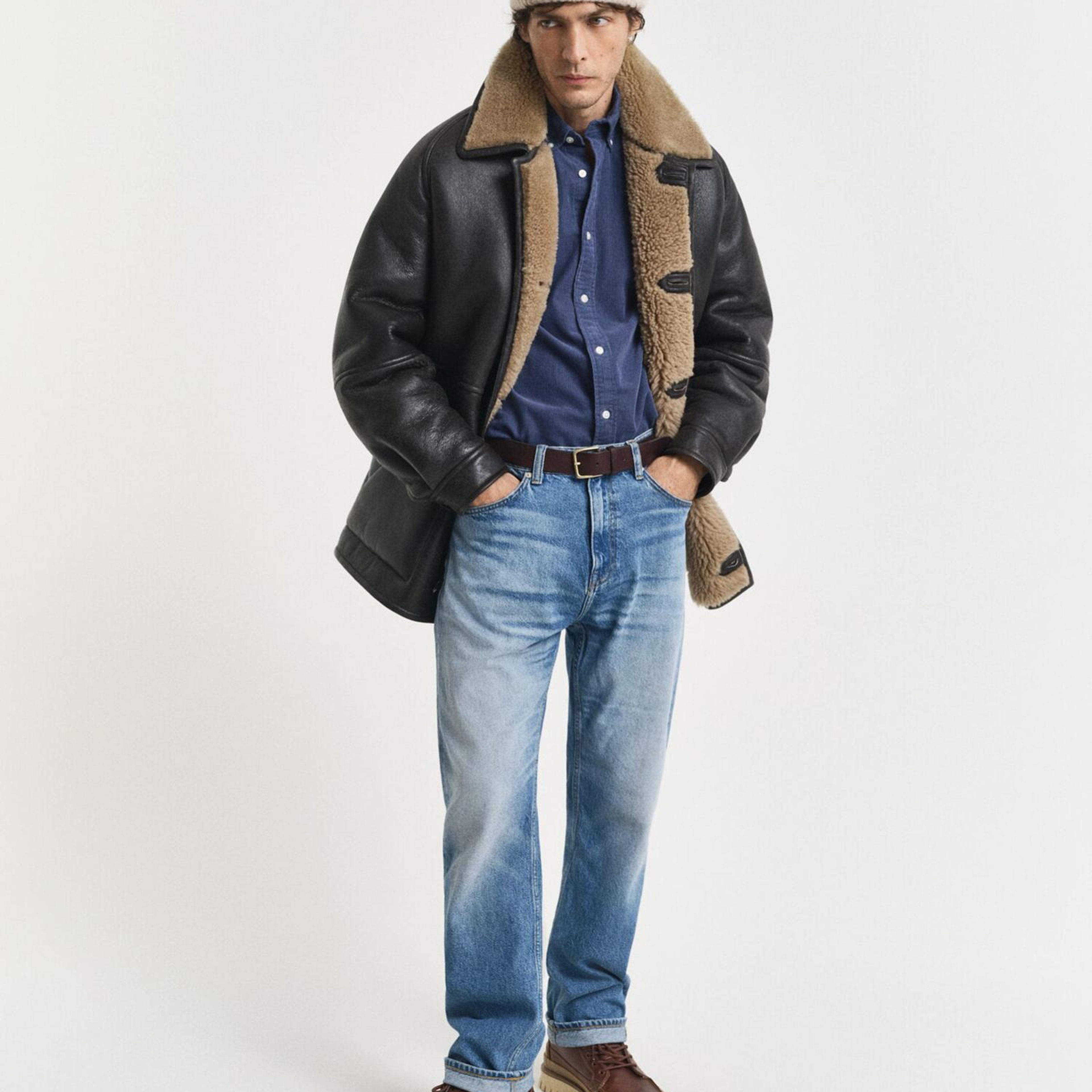 GANT Erkek Mavi Regular Fit Düğmeli Gömlek