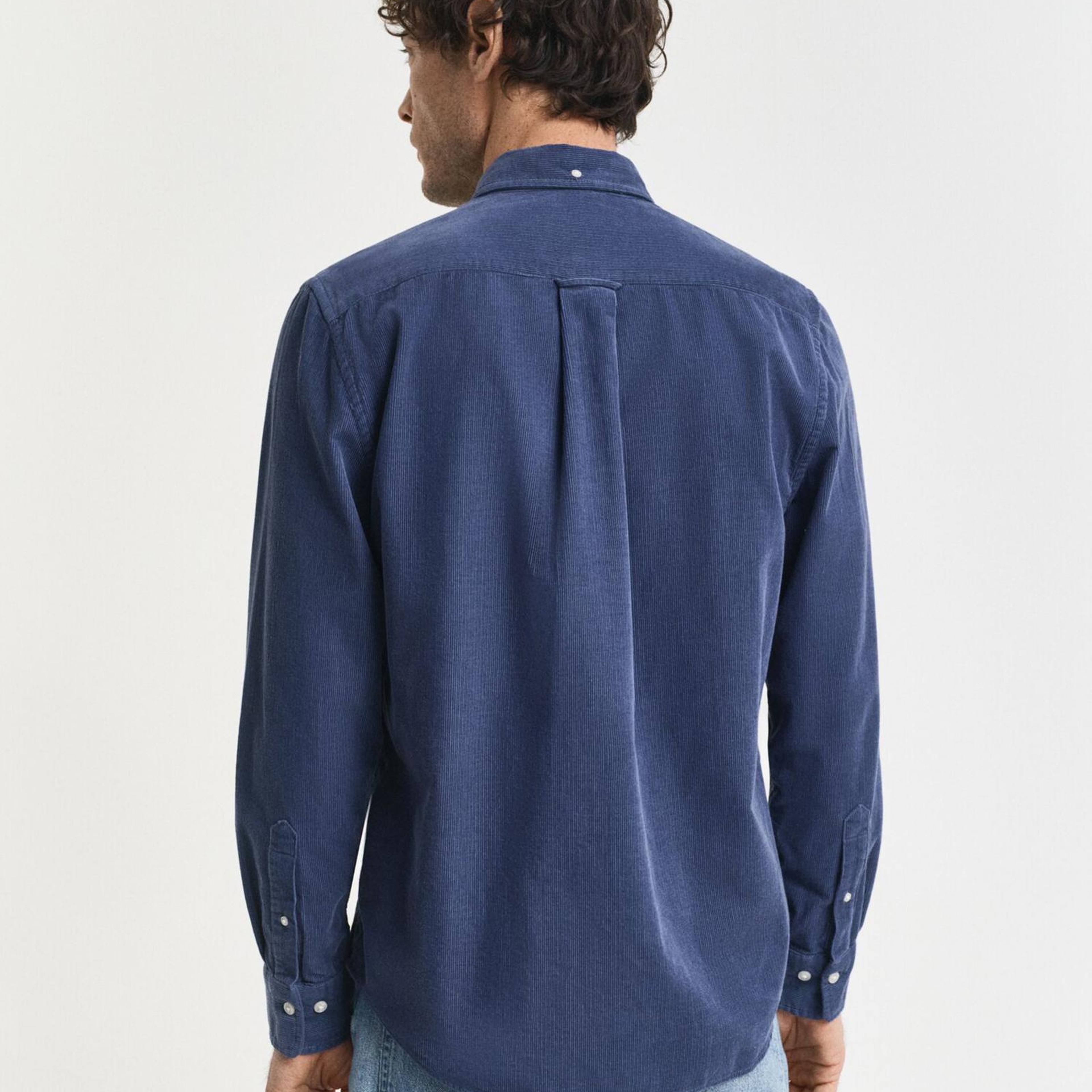 GANT Erkek Mavi Regular Fit Düğmeli Gömlek