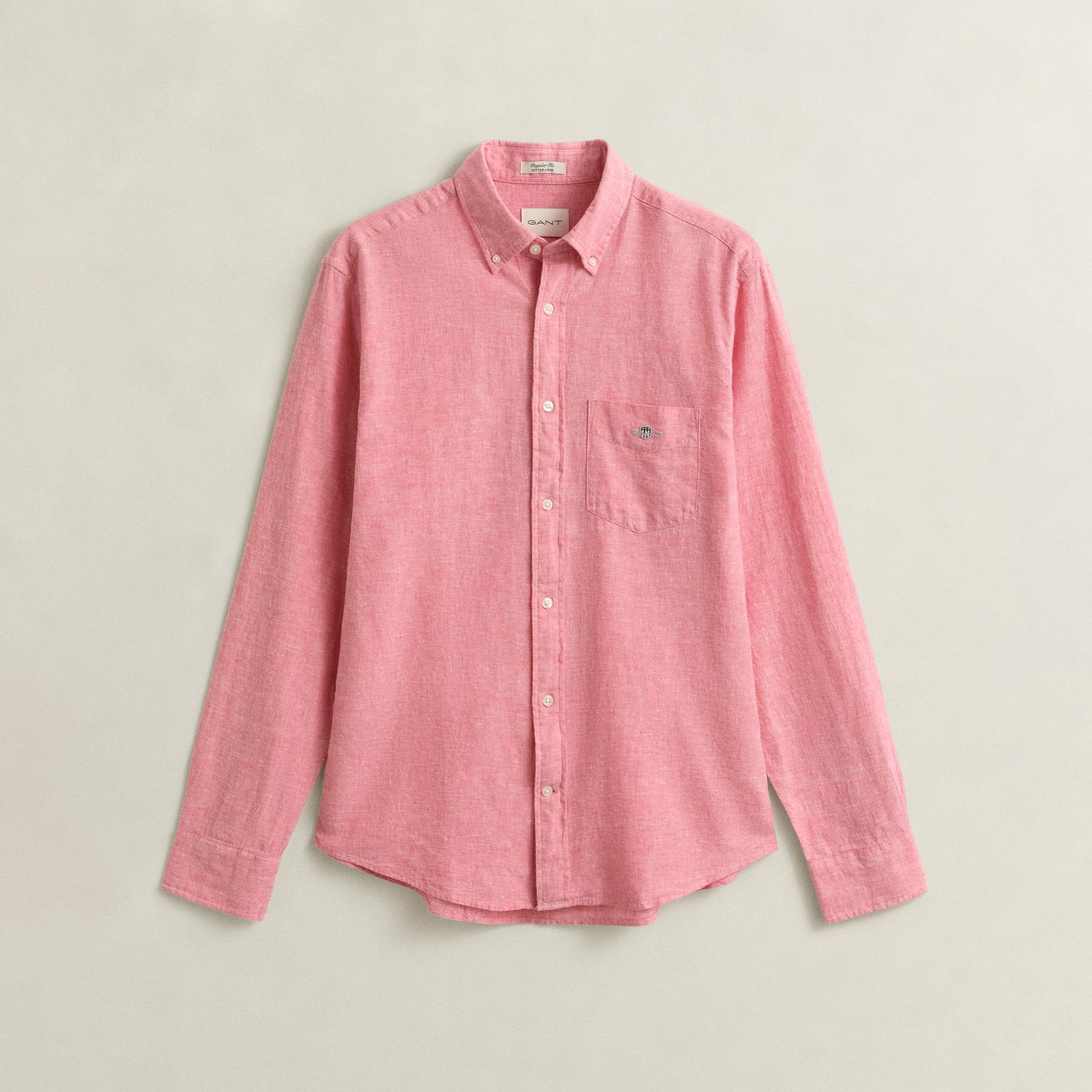 GANT Erkek Pembe Regular Fit Logolu Gömlek