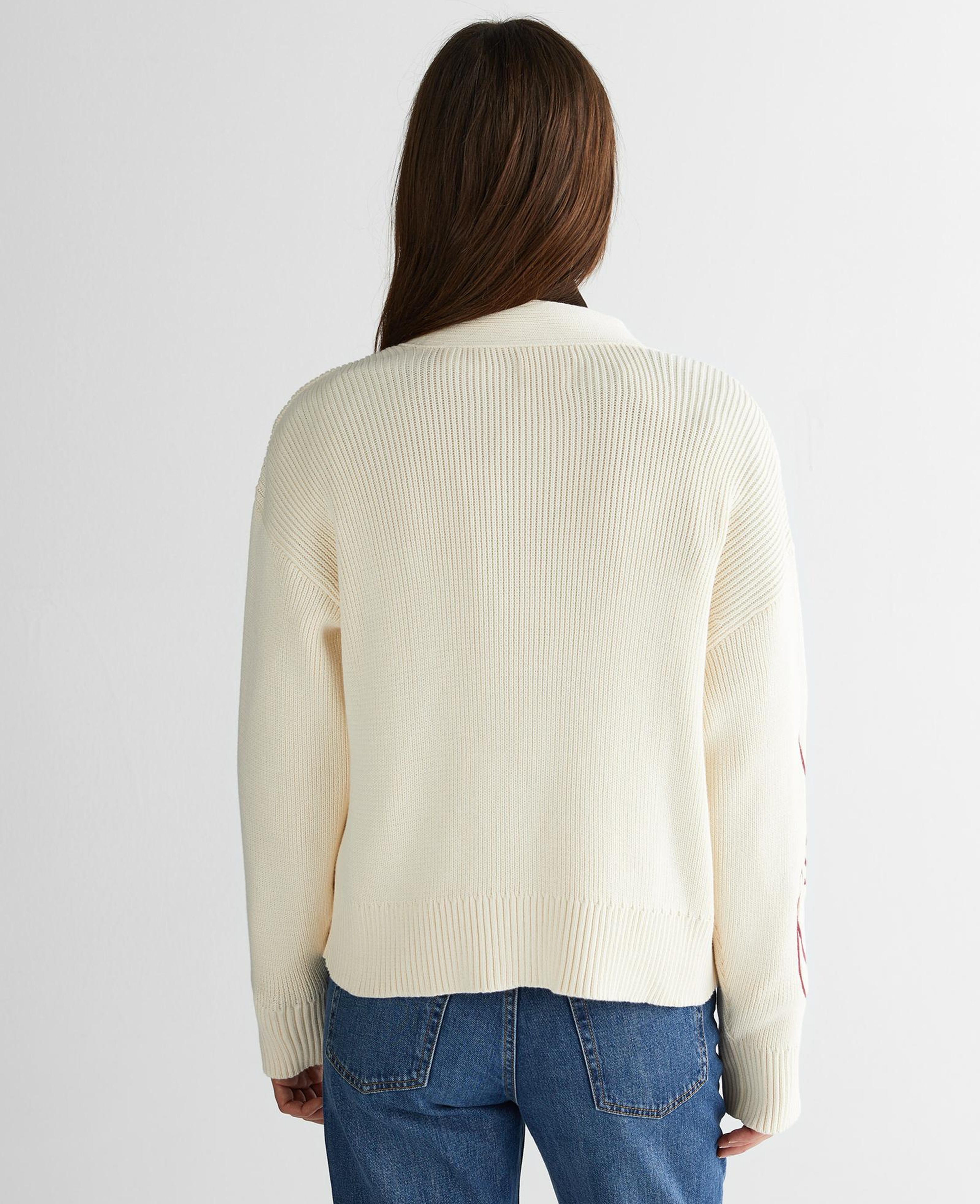 GANT Kadın Krem Relaxed Fit Triko