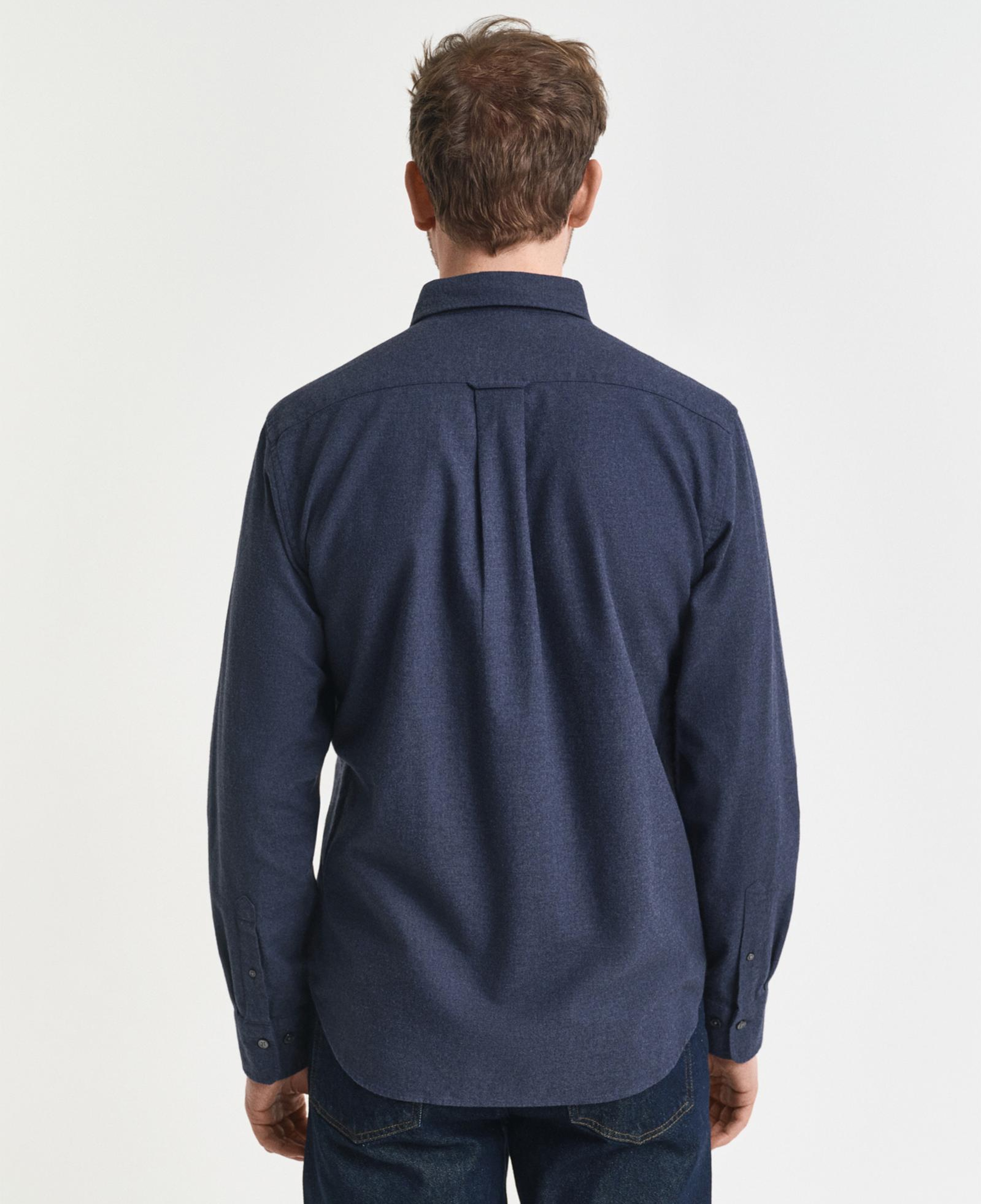 GANT Erkek Beyaz Regular Fit Bisiklet Yaka Gömlek