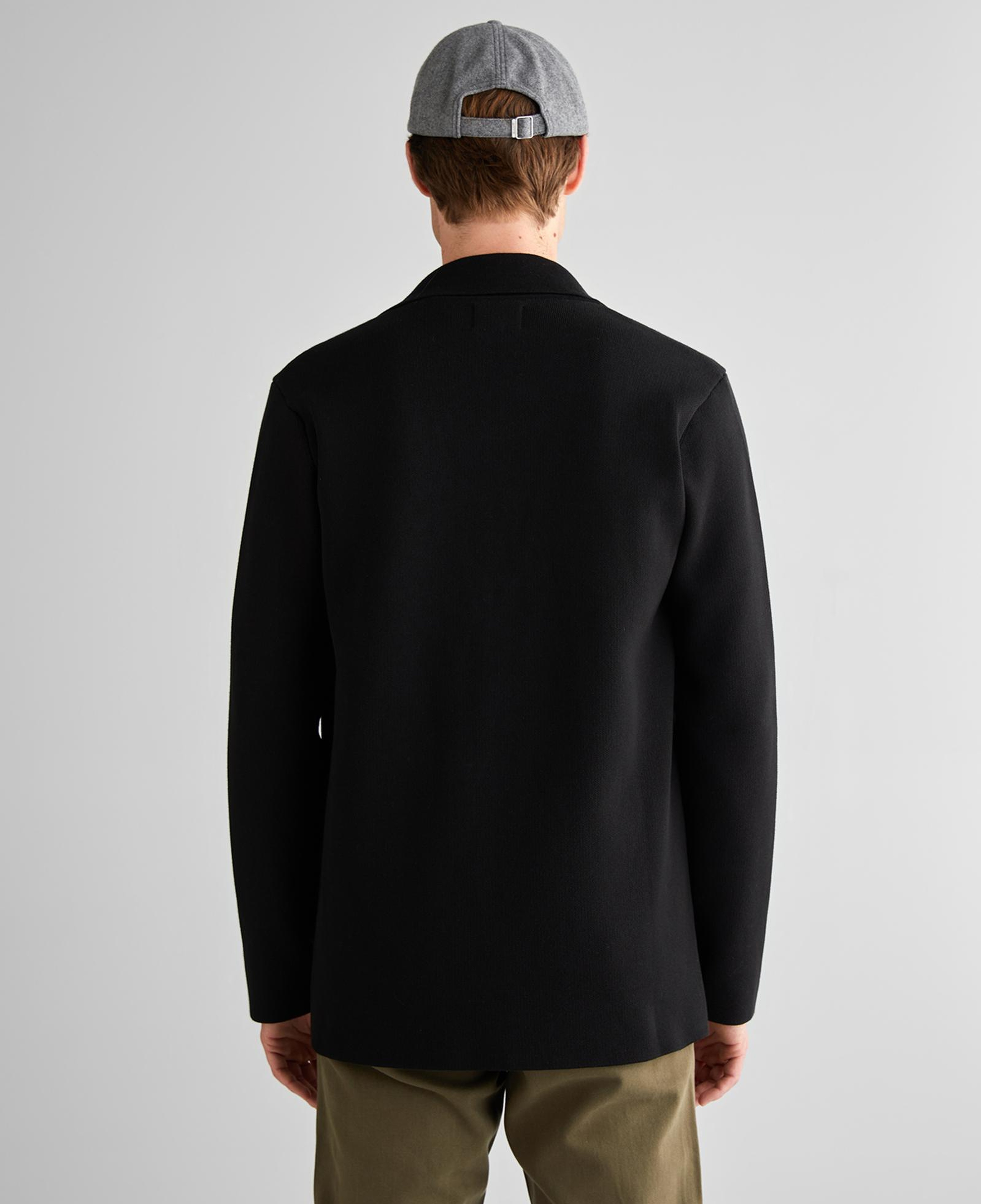 GANT Erkek Siyah Relaxed Fit Kruvaze Mont