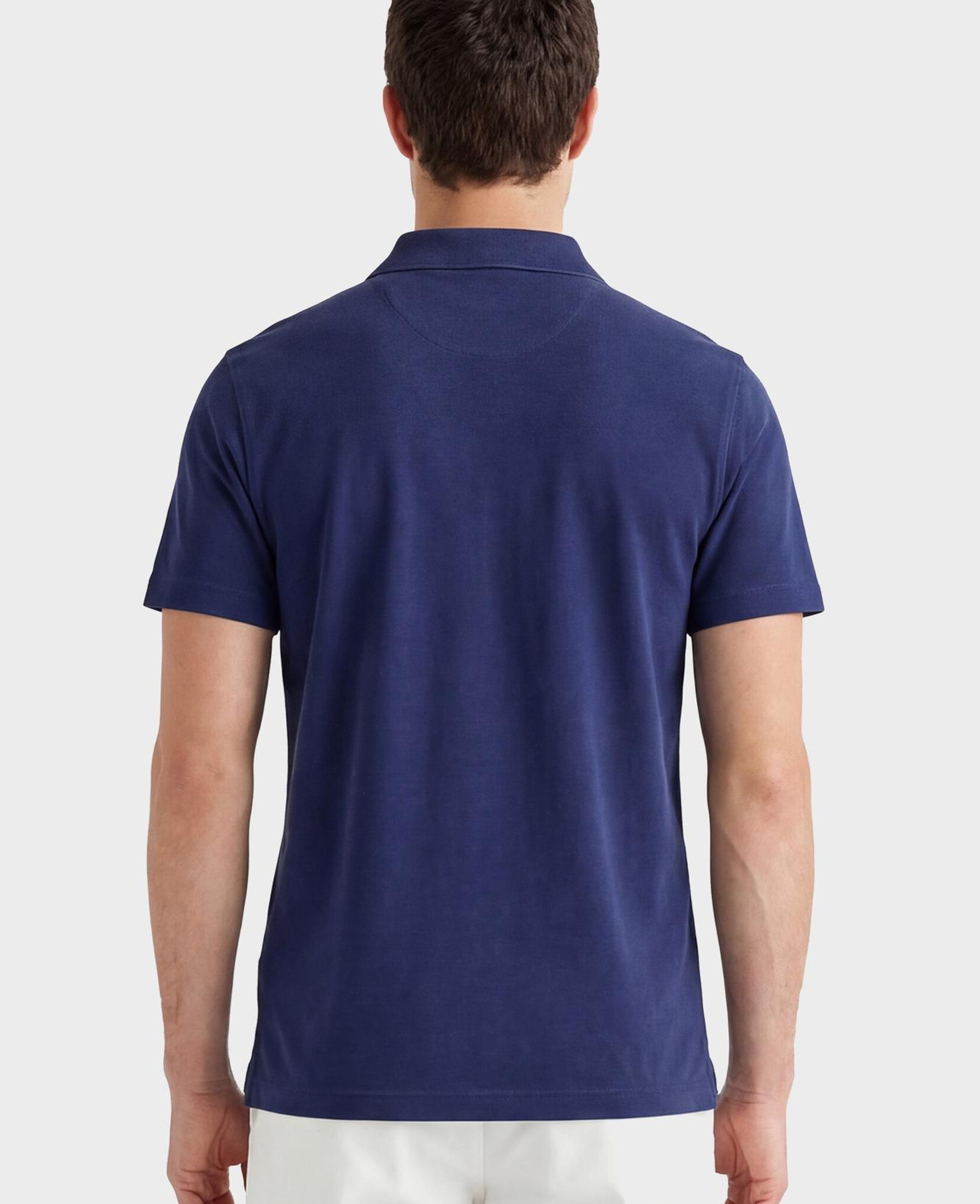 GANT Erkek Mavi Regular Fit Polo Yaka T-Shirt