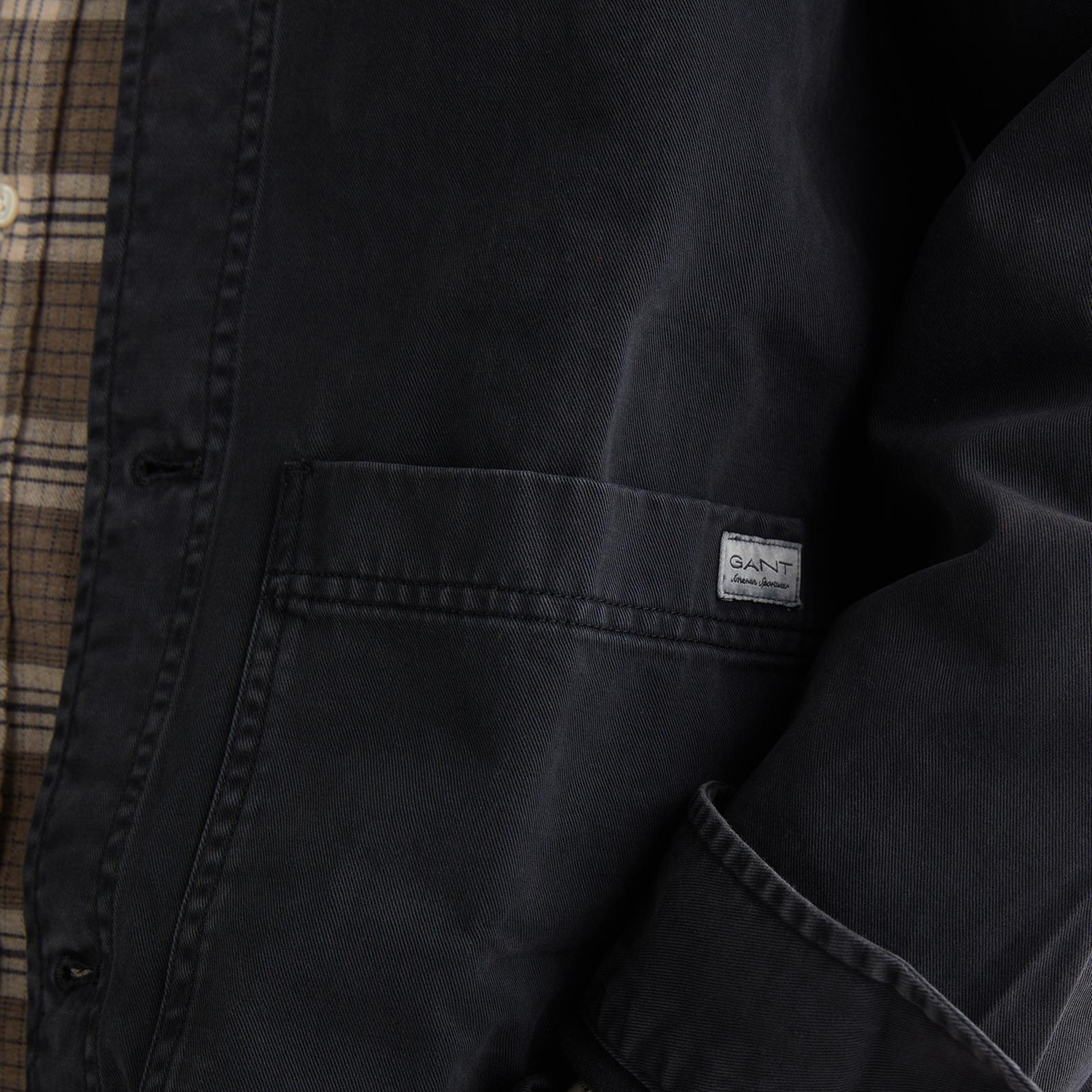 GANT Erkek Siyah Regular Fit  Gömlek