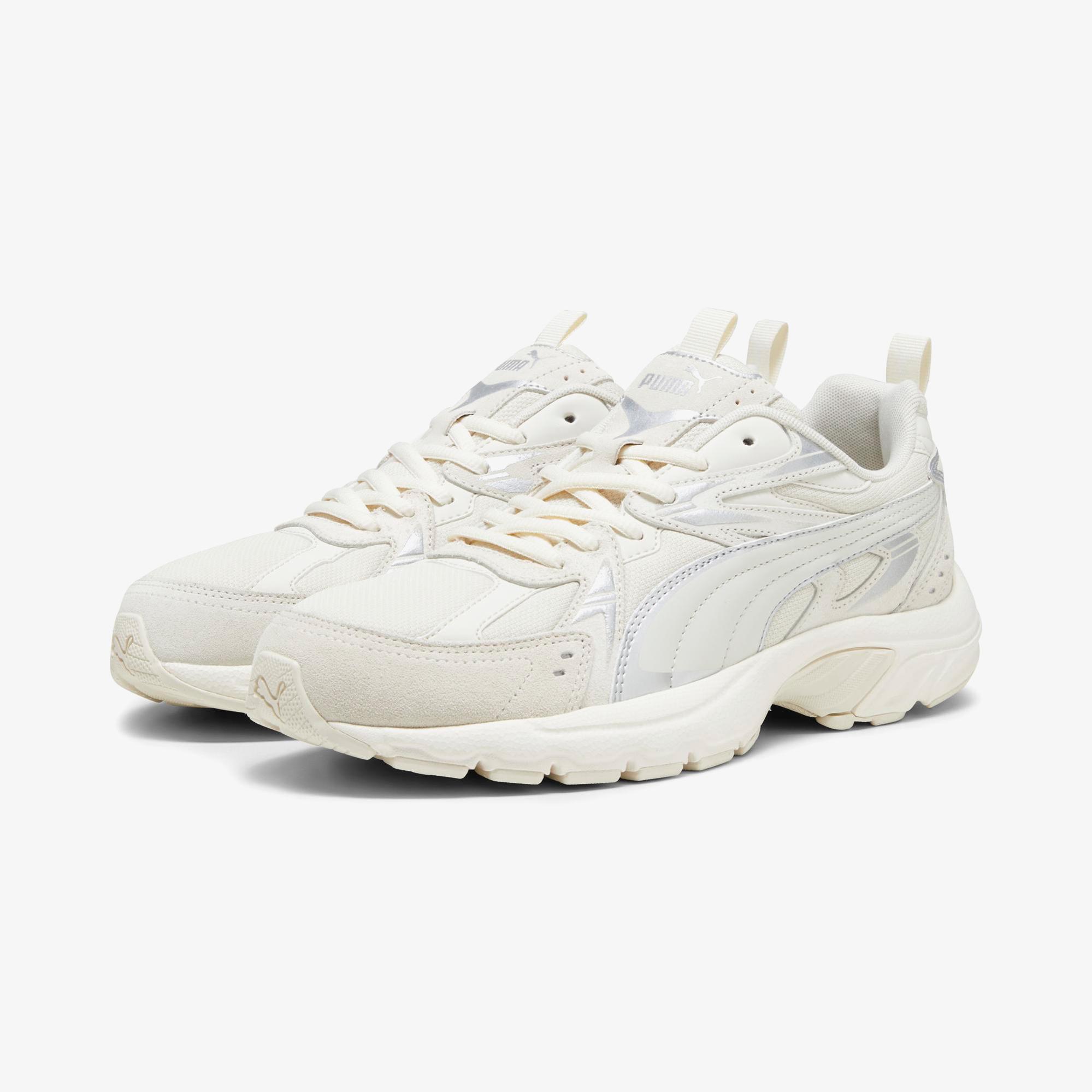 Puma Milenio Tech Suede Unisex Beyaz Günlük Spor Ayakkabı
