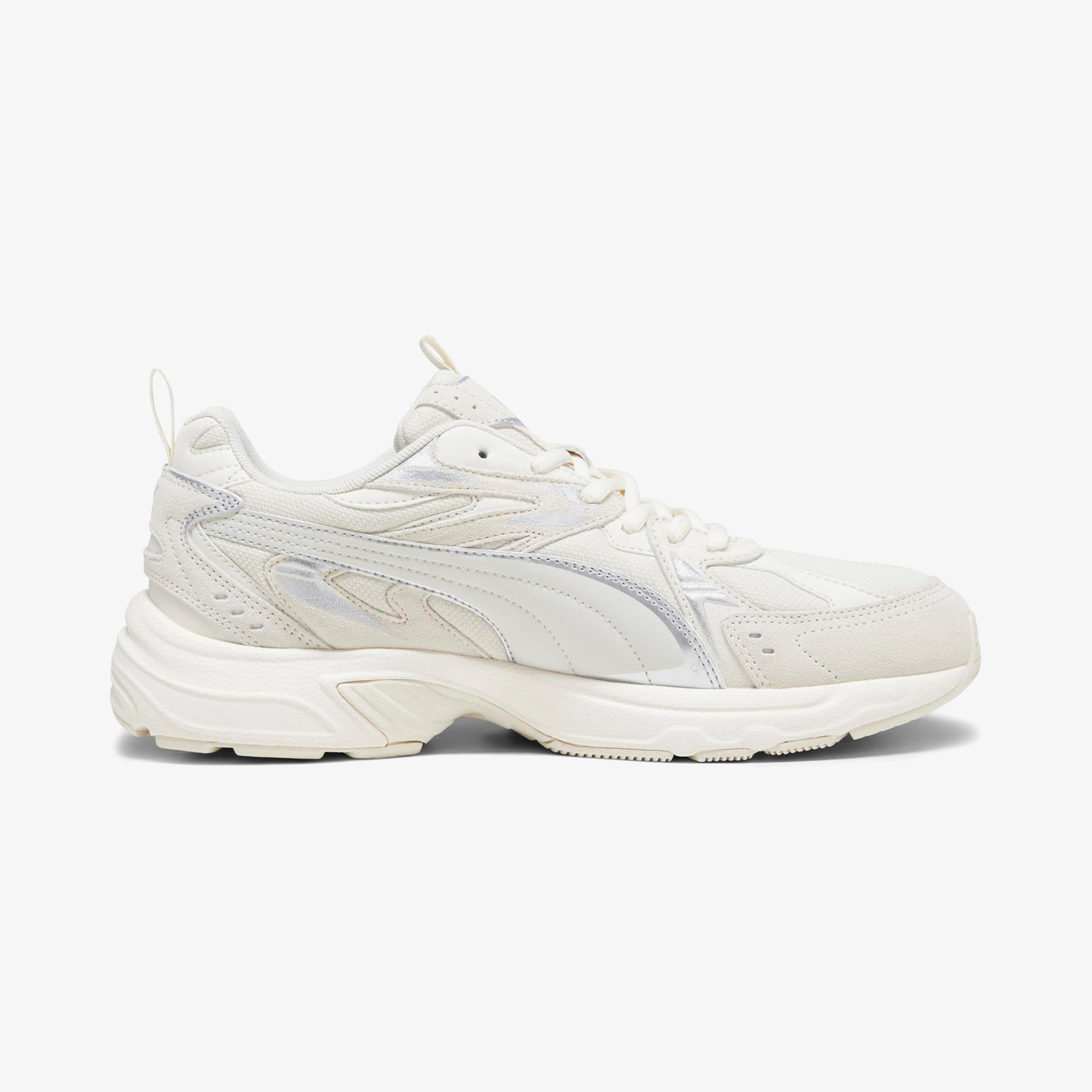 Puma Milenio Tech Suede Unisex Beyaz Günlük Spor Ayakkabı