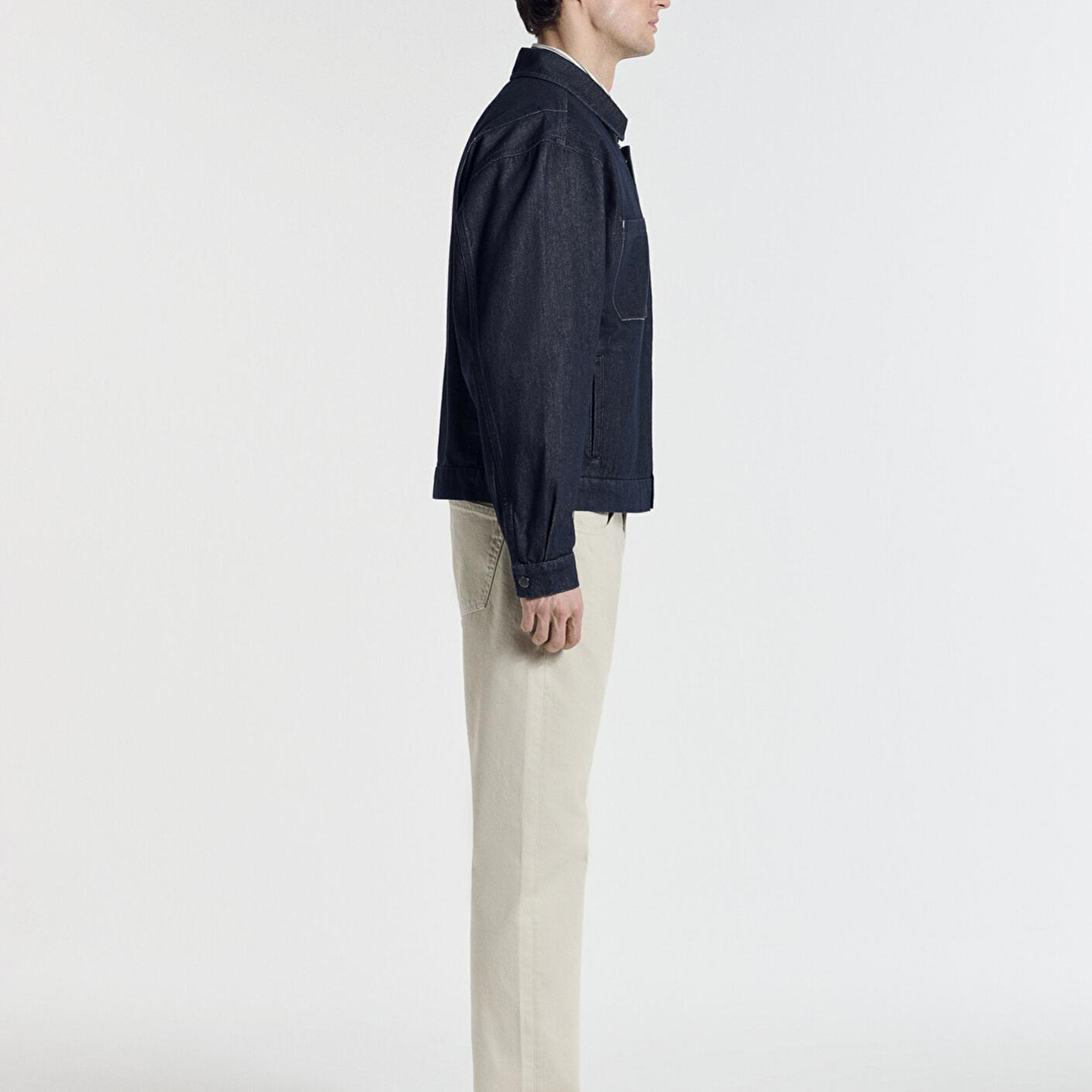 Mavi Nolan Rinse Mavi Edition Lacivert Jean Ceket Oversize / Geniş Kesim 0111229-A1711