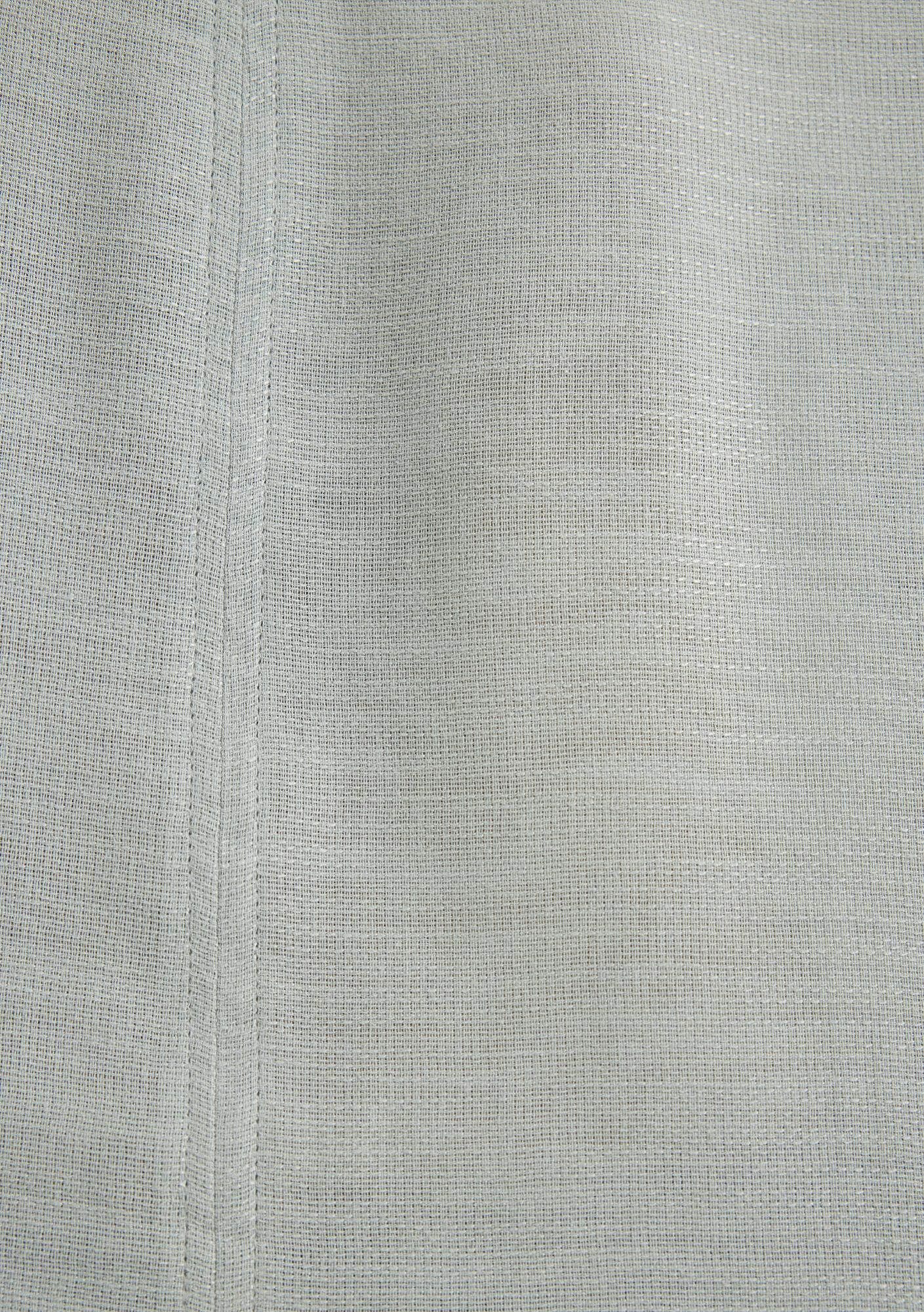 Mavi V Yaka Yeşil Bluz 121357-70808